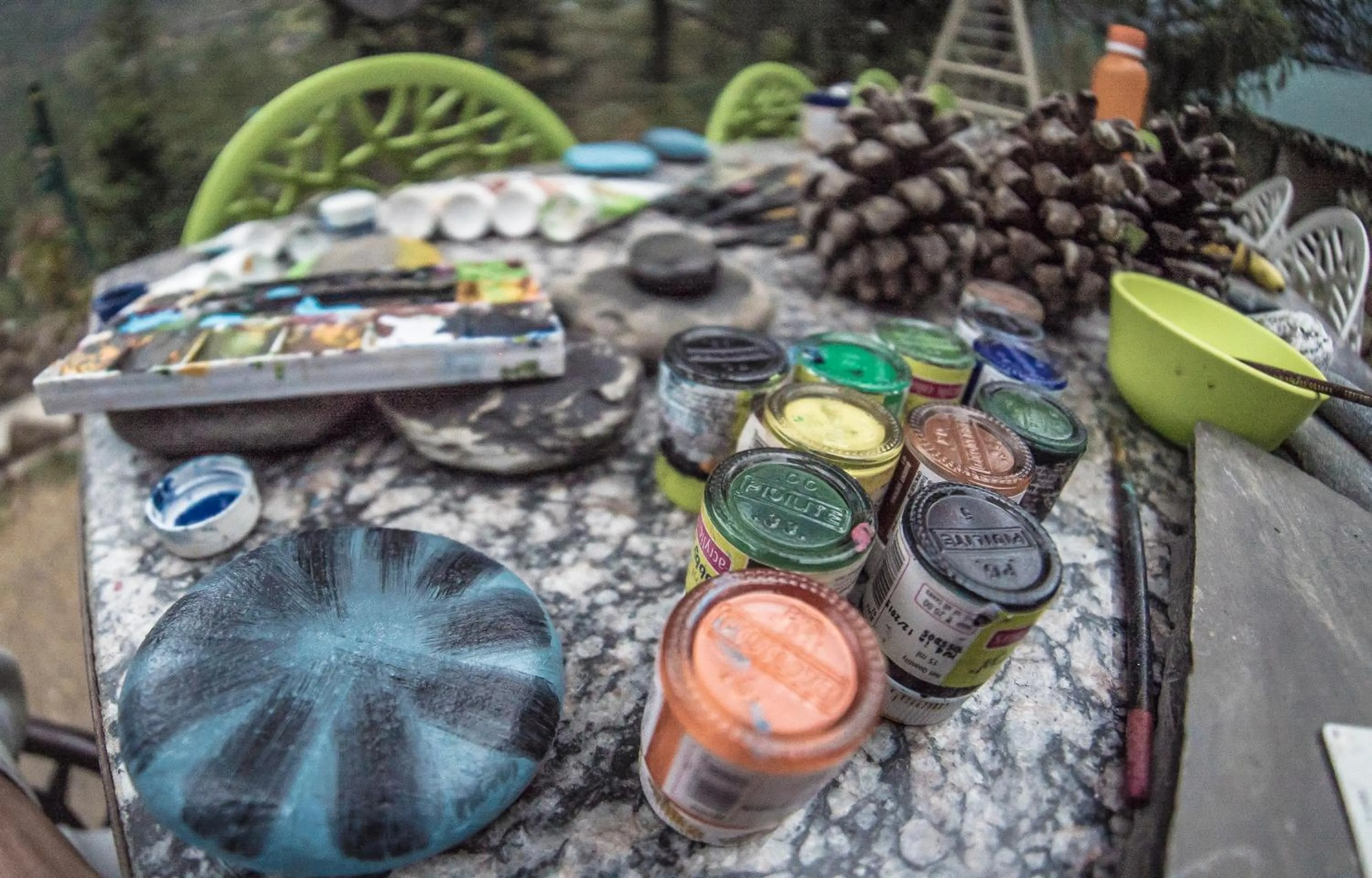 Property building in Parvati Kuteer riverside resort