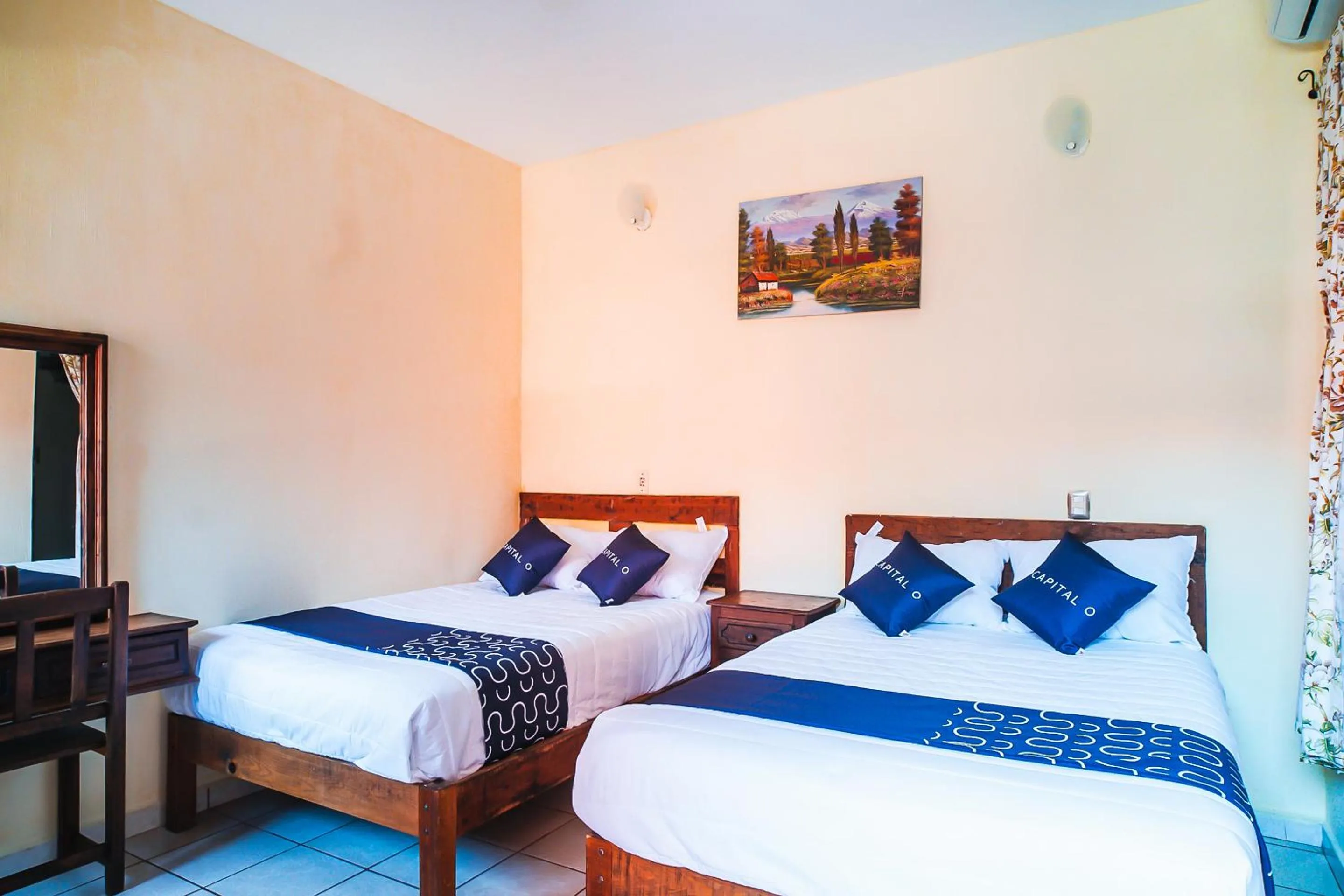 Bed in Capital O Hotel Aurora, Tuxtla Gutiérrez