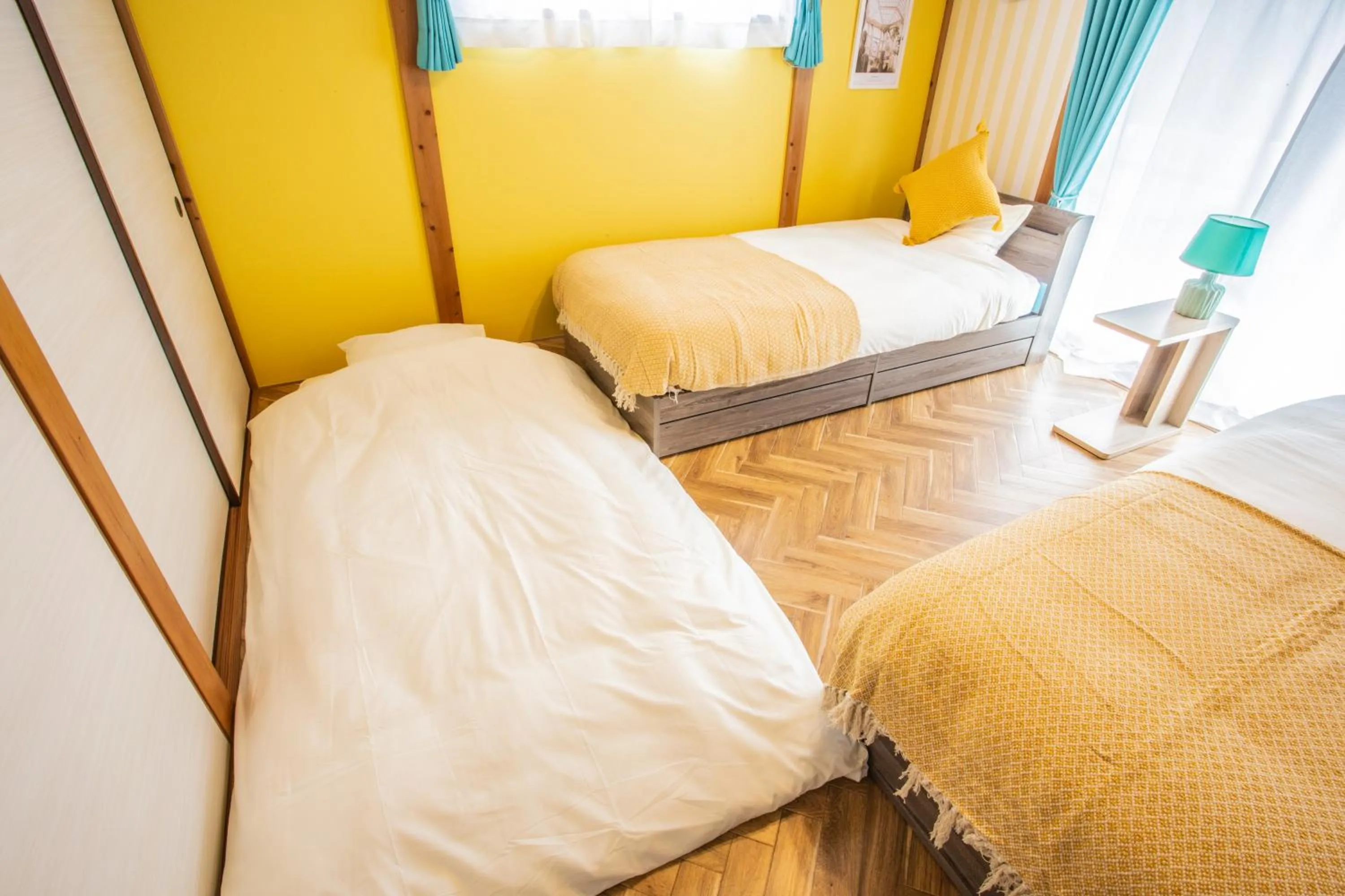 Bed in VILLENT Izukogen Oomuroyama