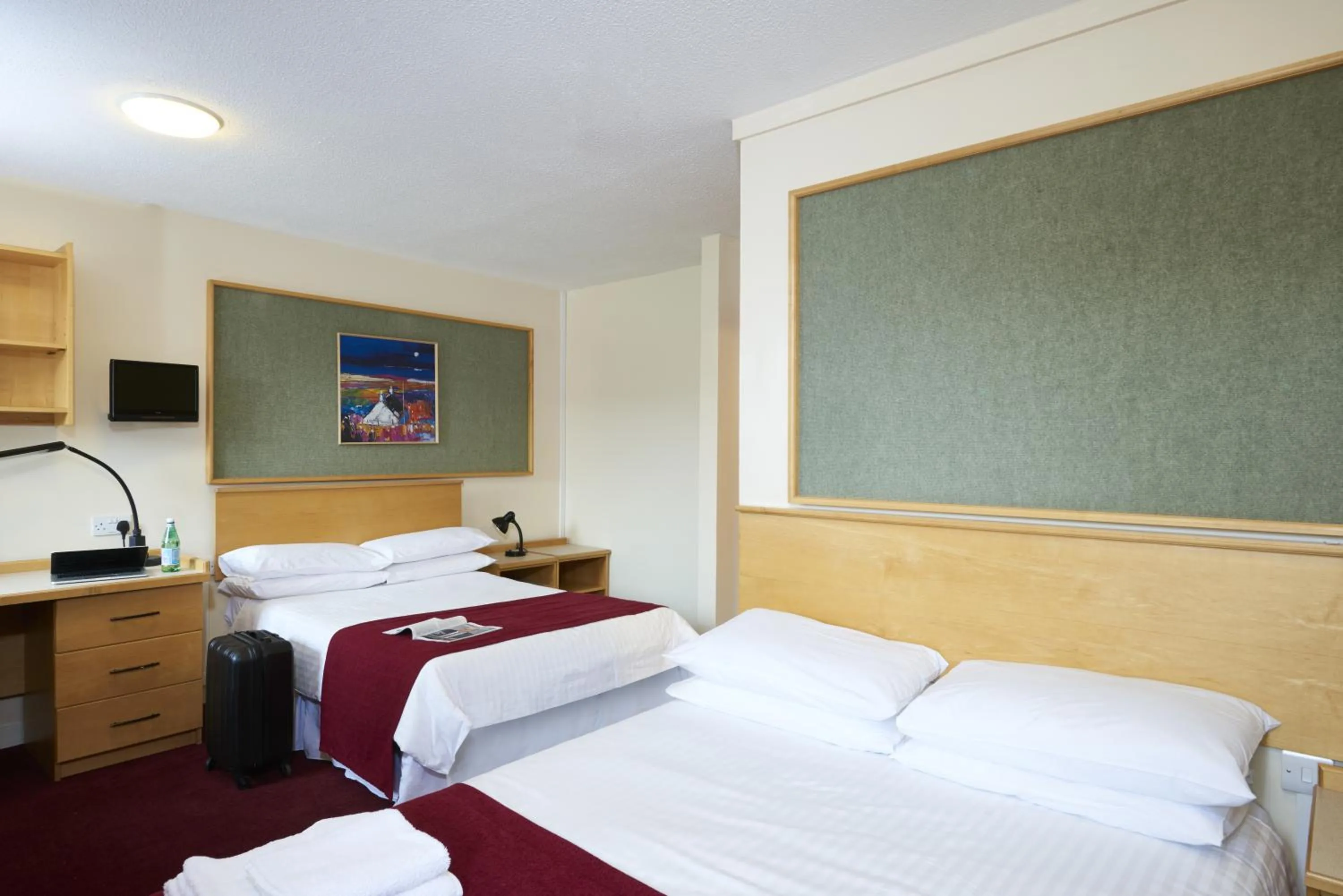 Bedroom, Bed in Agnes Blackadder Hall - Campus Accommodation