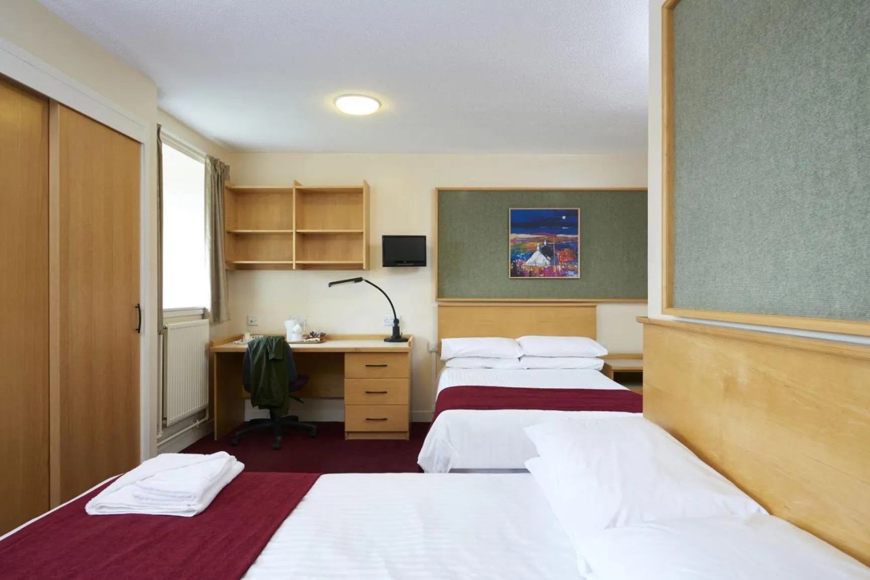Bedroom, Bed in Agnes Blackadder Hall - Campus Accommodation