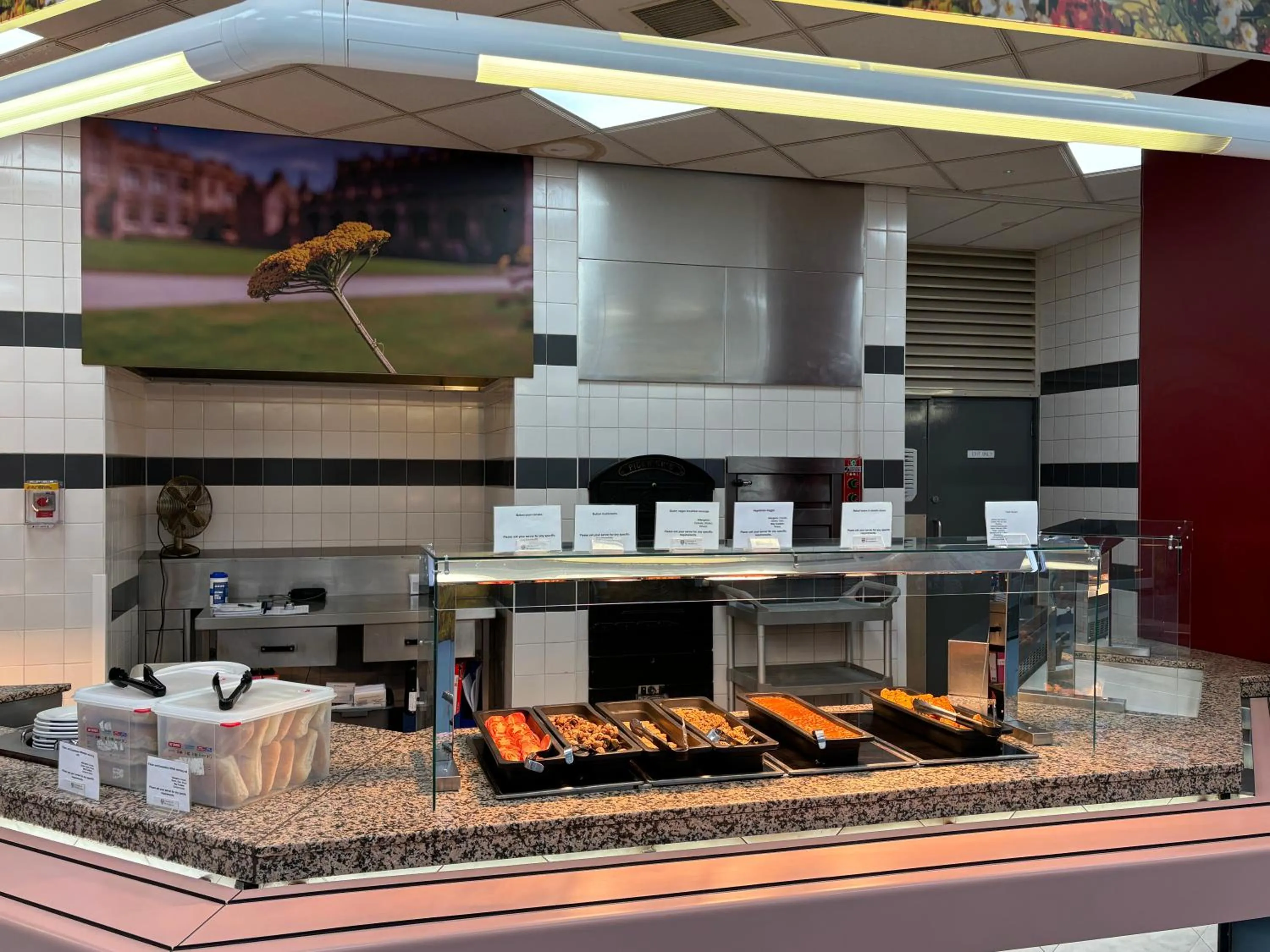 Breakfast in Agnes Blackadder Hall - Campus Accommodation