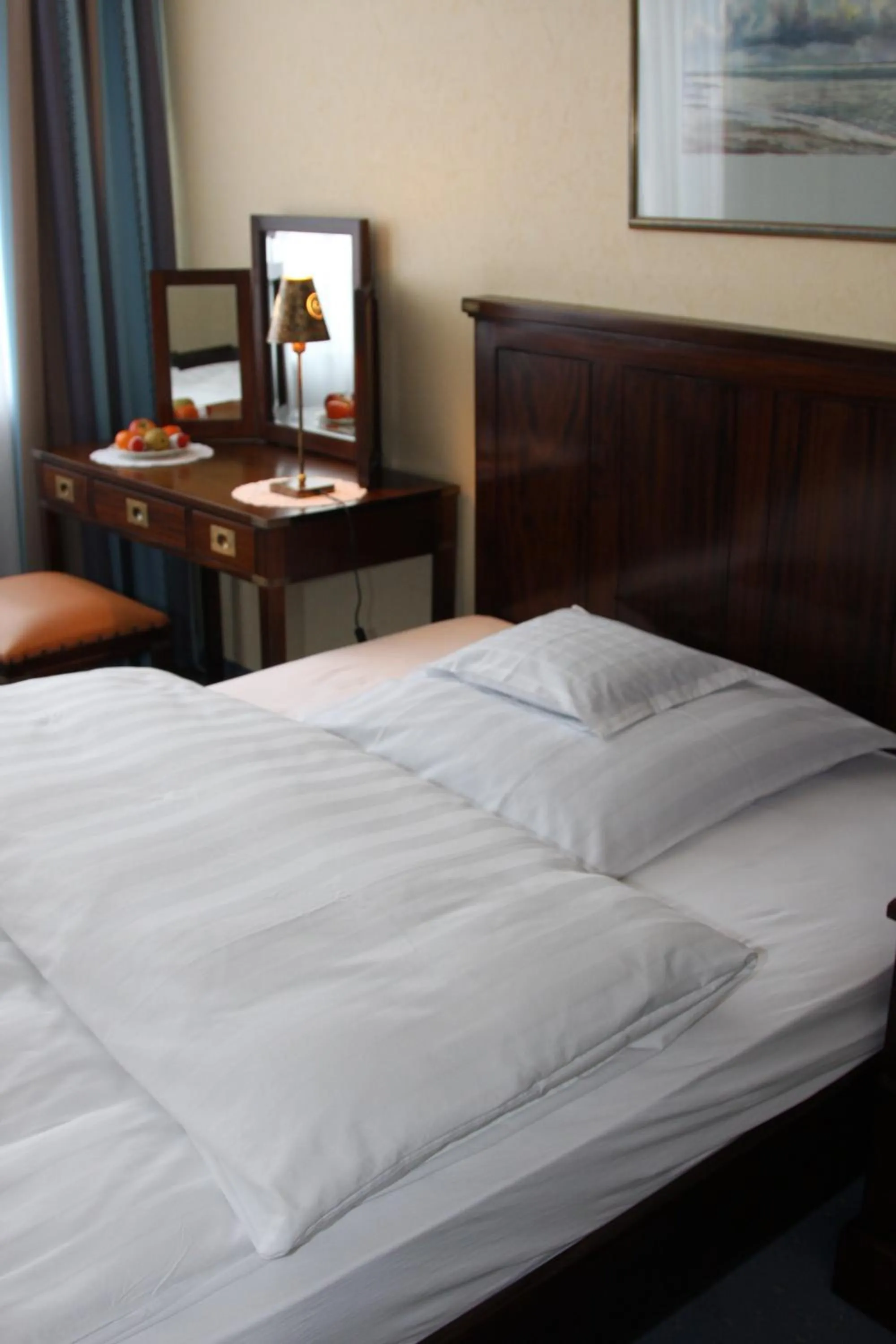 Bed in Hotel Seelust