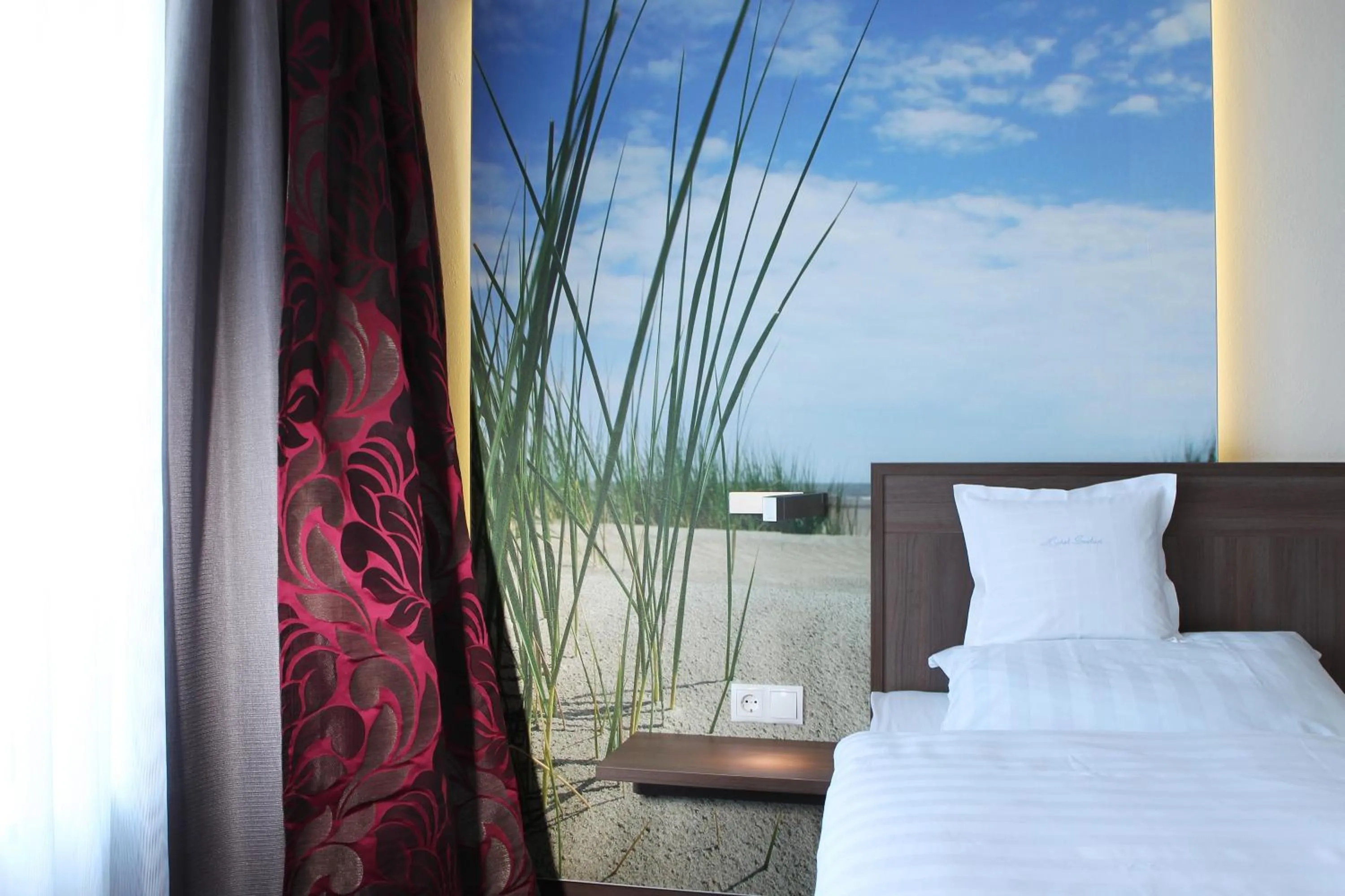 Bed in Hotel Seelust