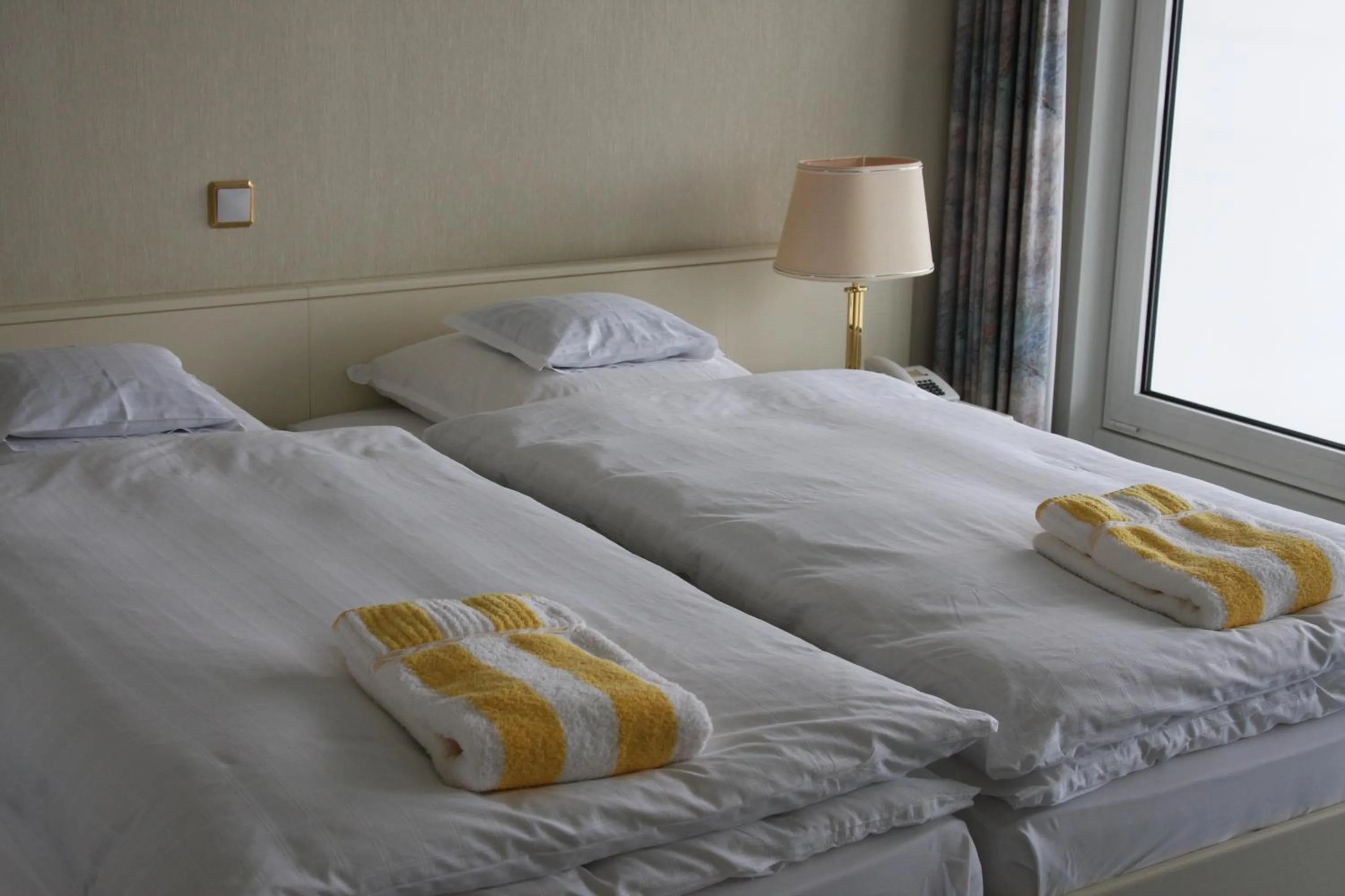 Bed in Hotel Seelust