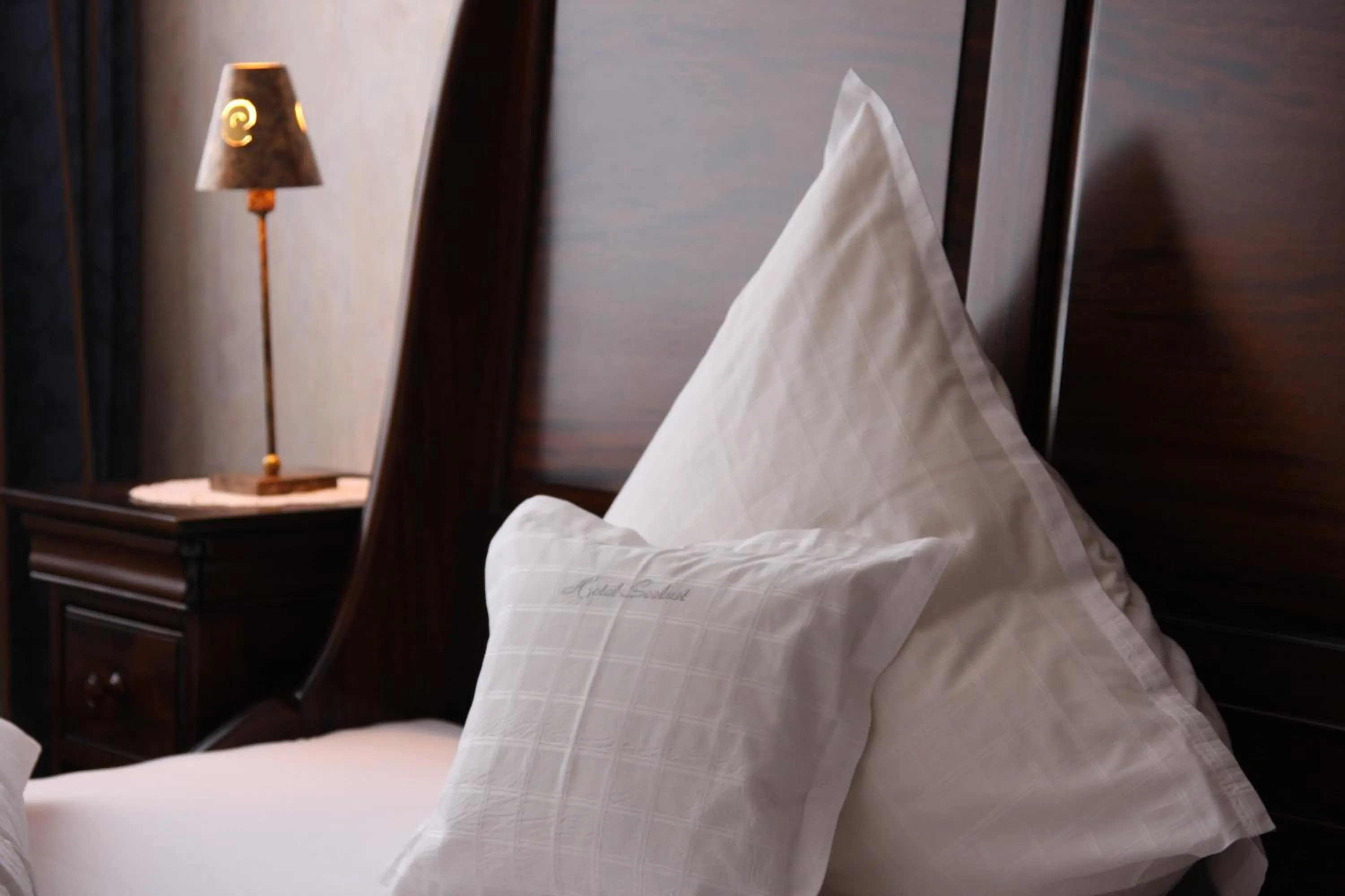 Bed in Hotel Seelust