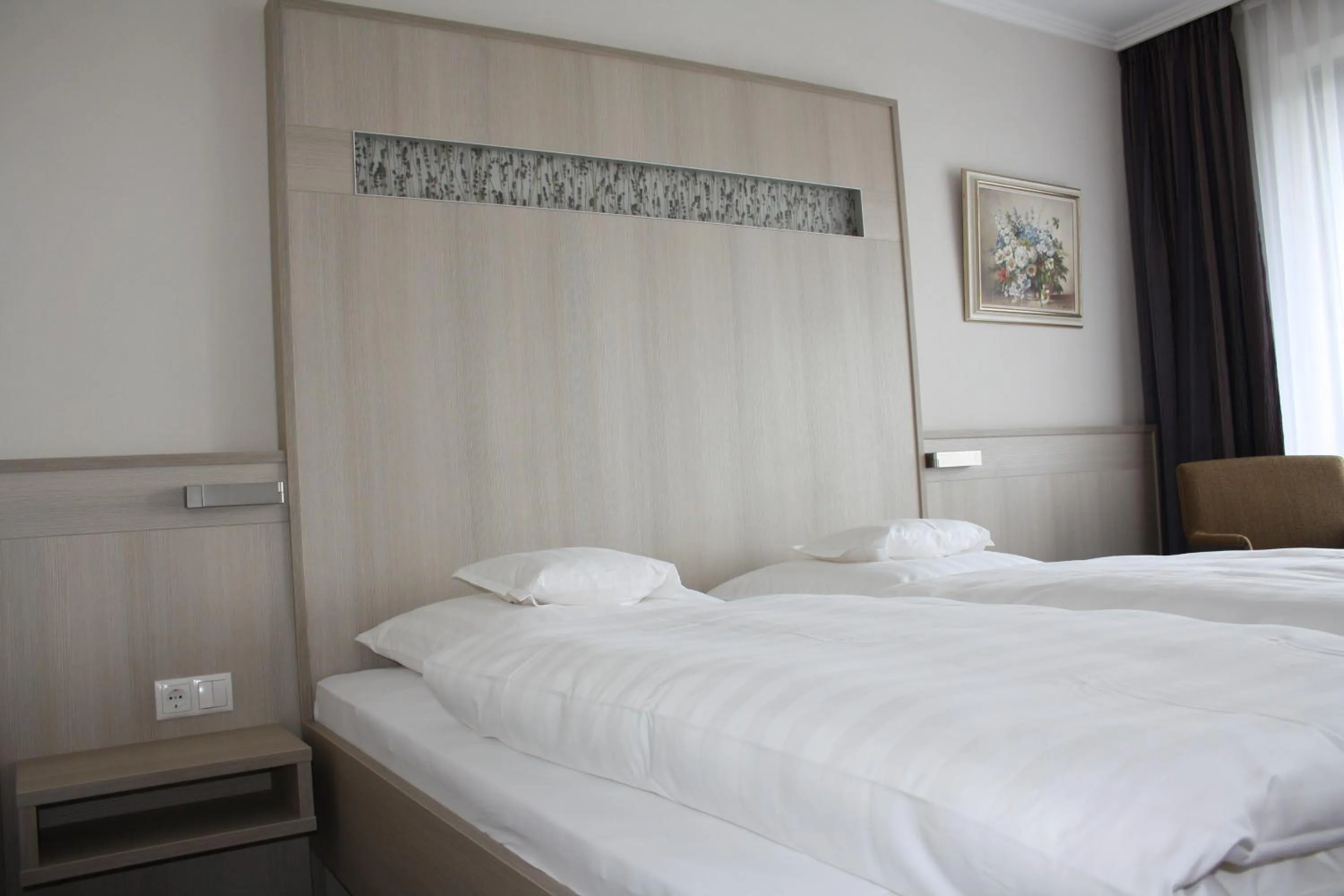 Bed in Hotel Seelust