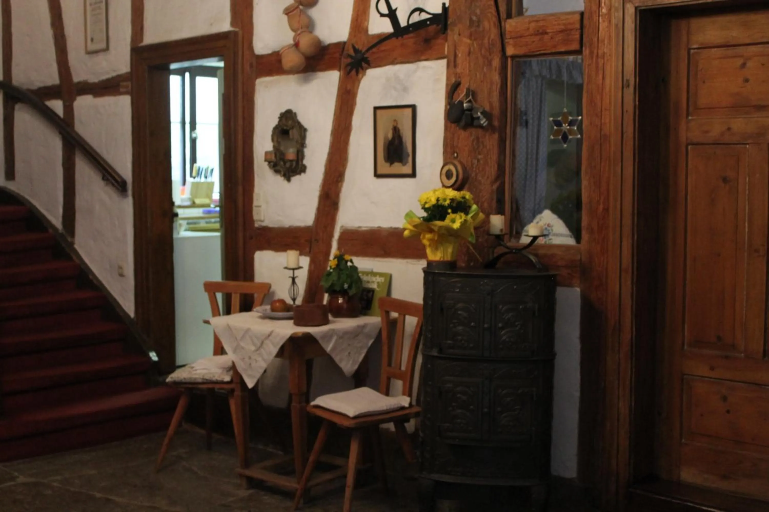 Decorative detail in Hotel Spitzweg