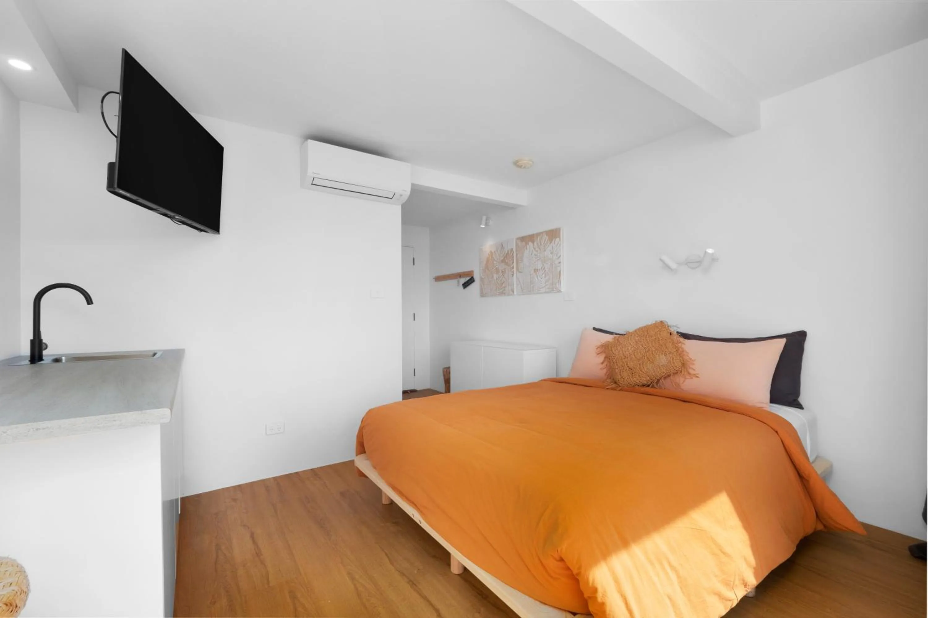 Bed in The Beach Rooms