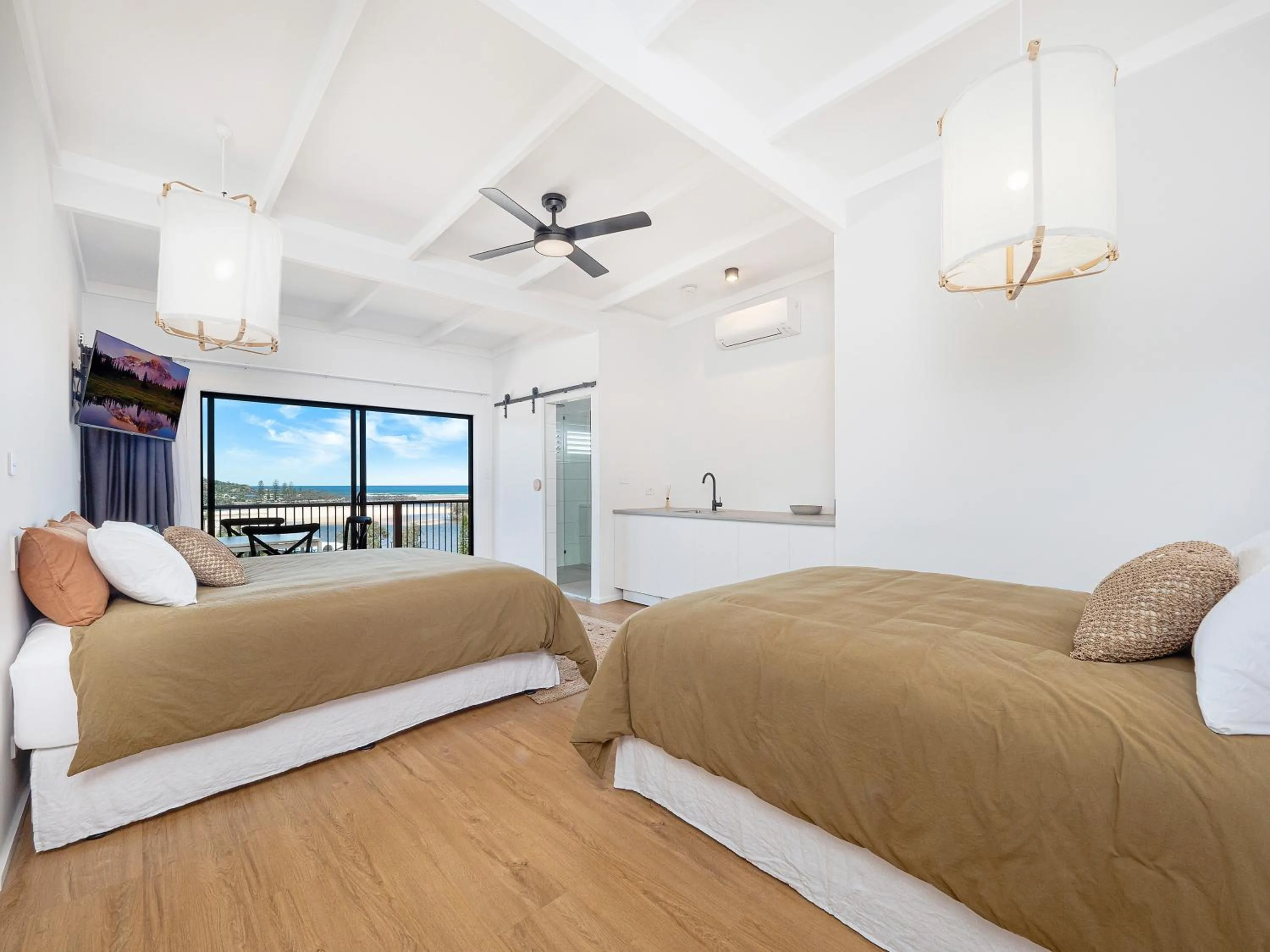 Bed in The Beach Rooms