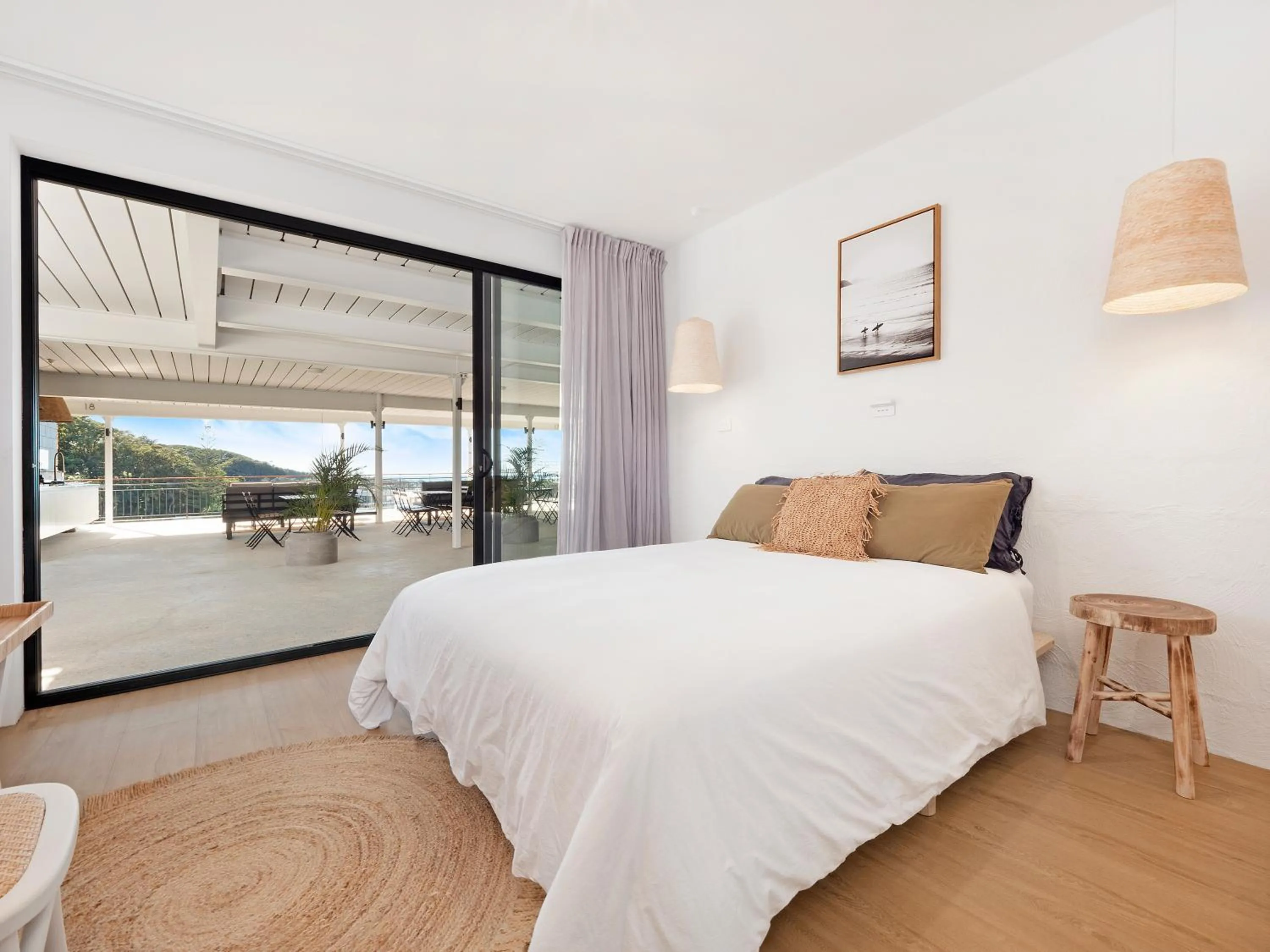 Bed in The Beach Rooms