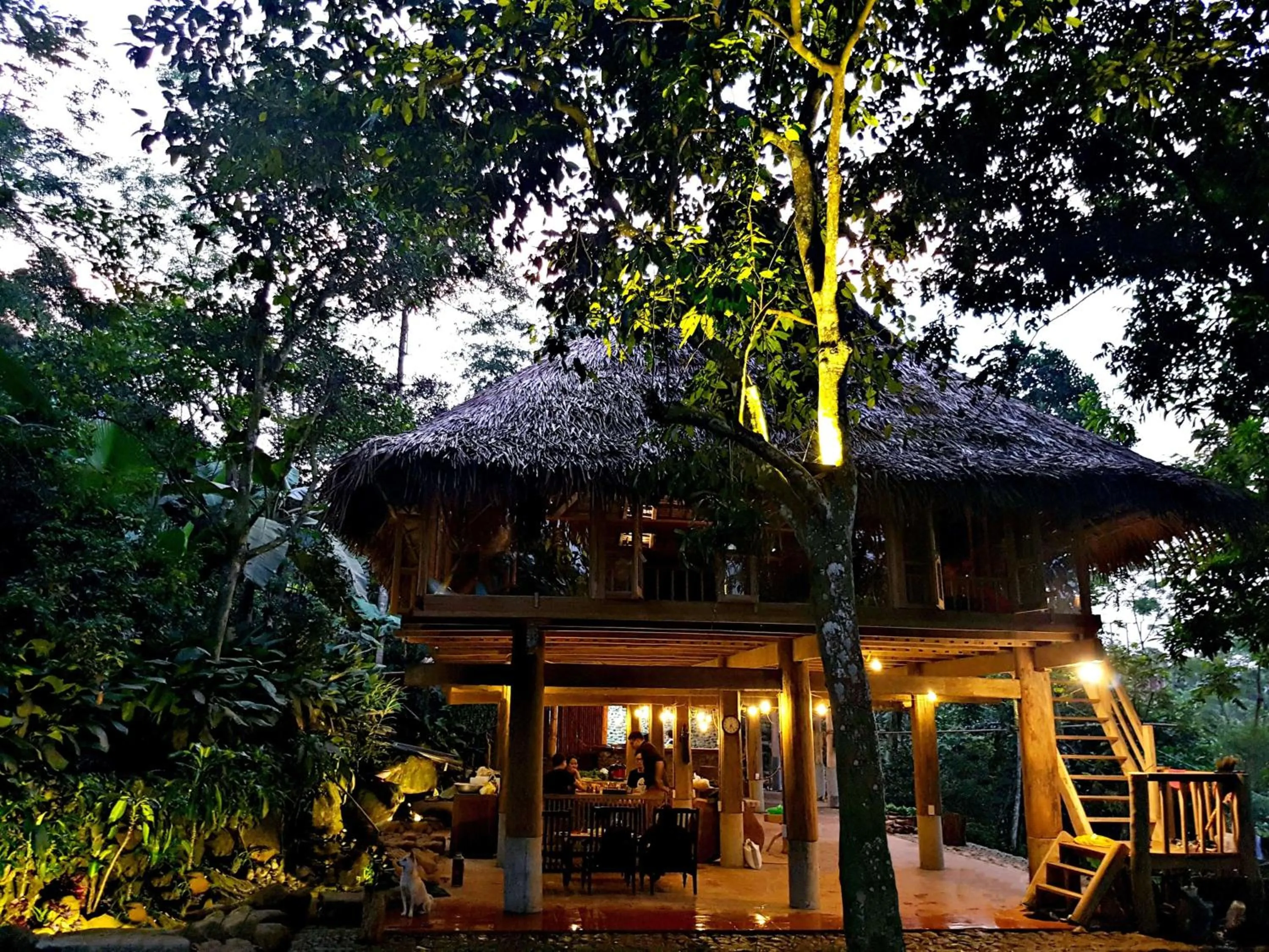 Property building in Pu Luong Jungle Lodge