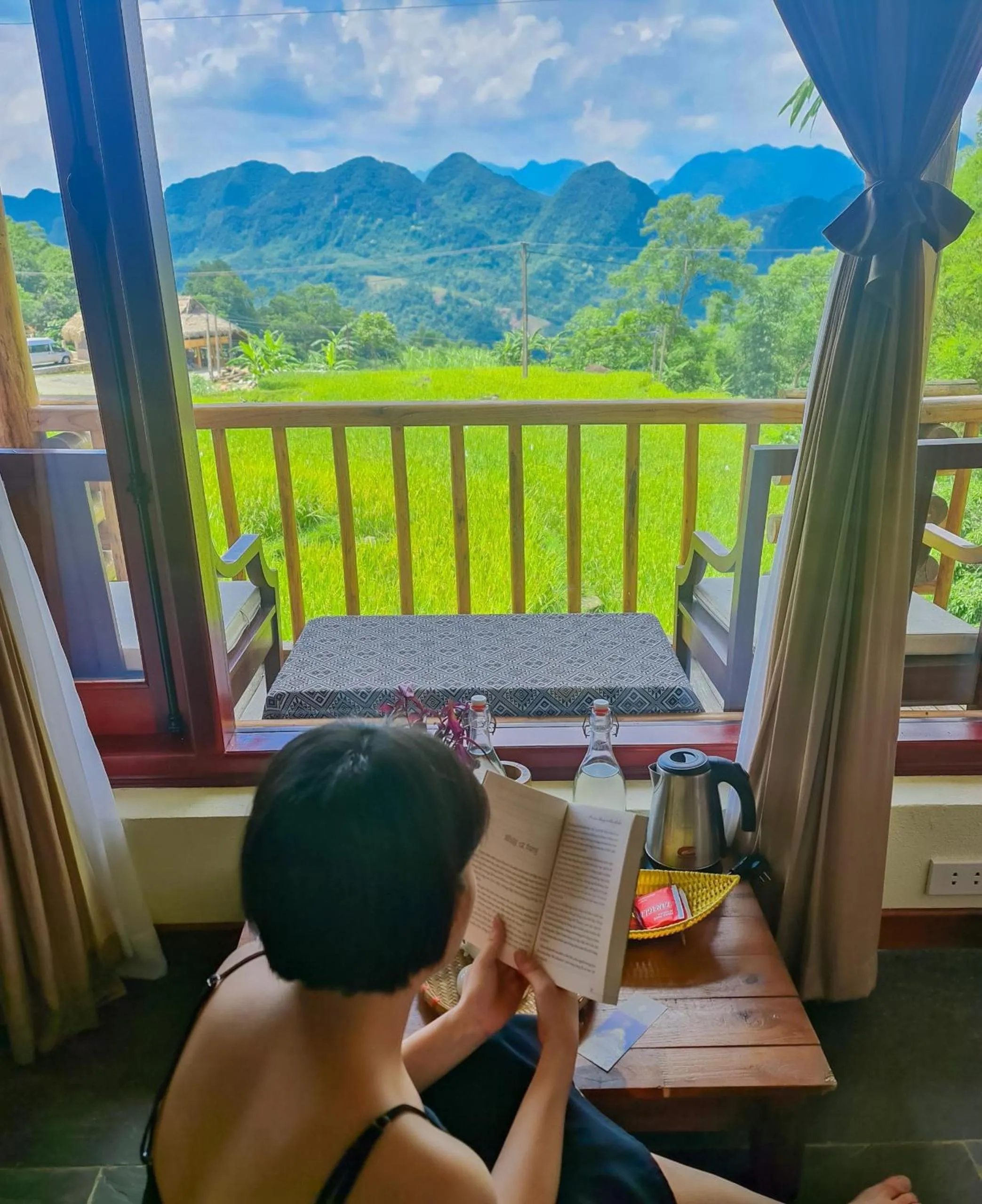 Natural landscape in Pu Luong Jungle Lodge