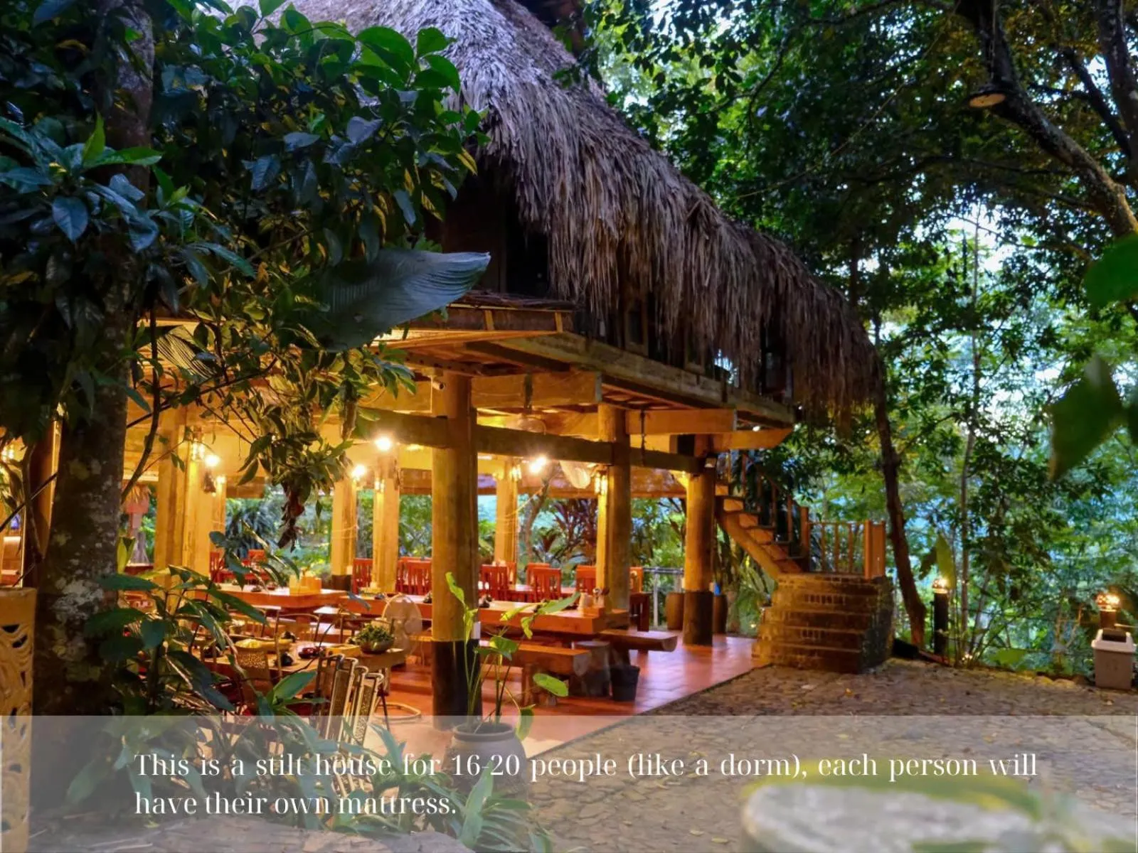 Property building in Pu Luong Jungle Lodge