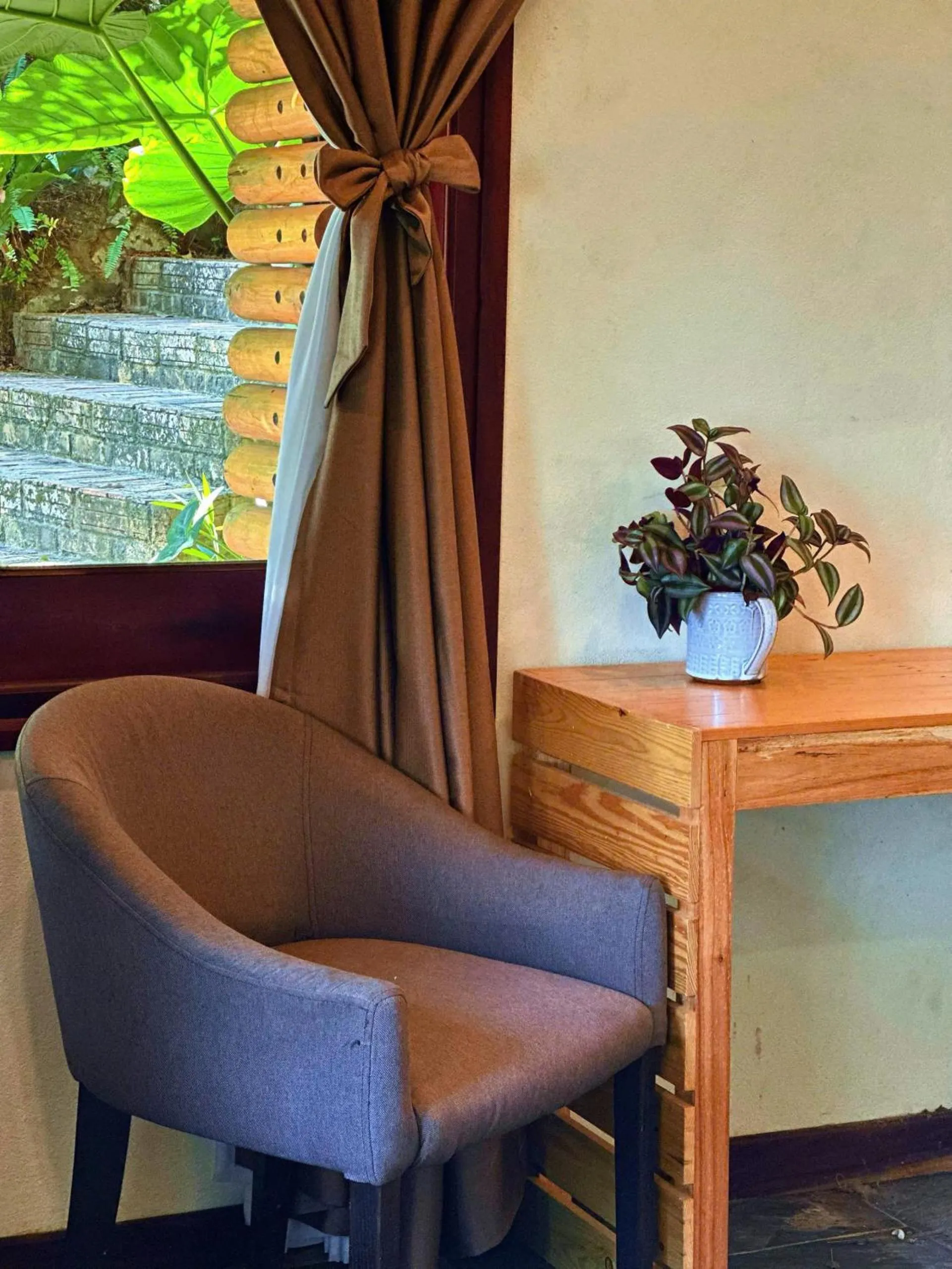 Bedroom in Pu Luong Jungle Lodge