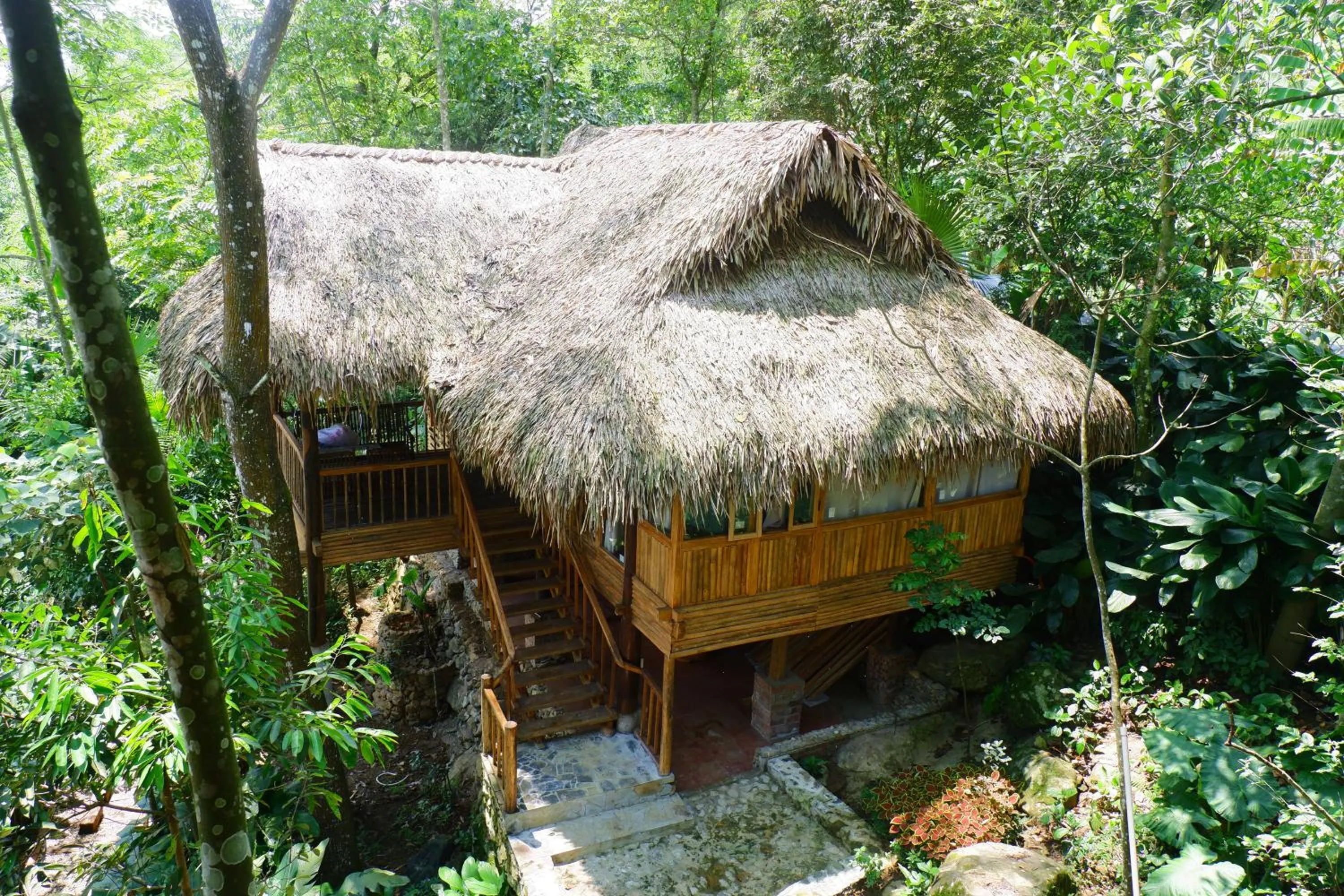 Property building in Pu Luong Jungle Lodge