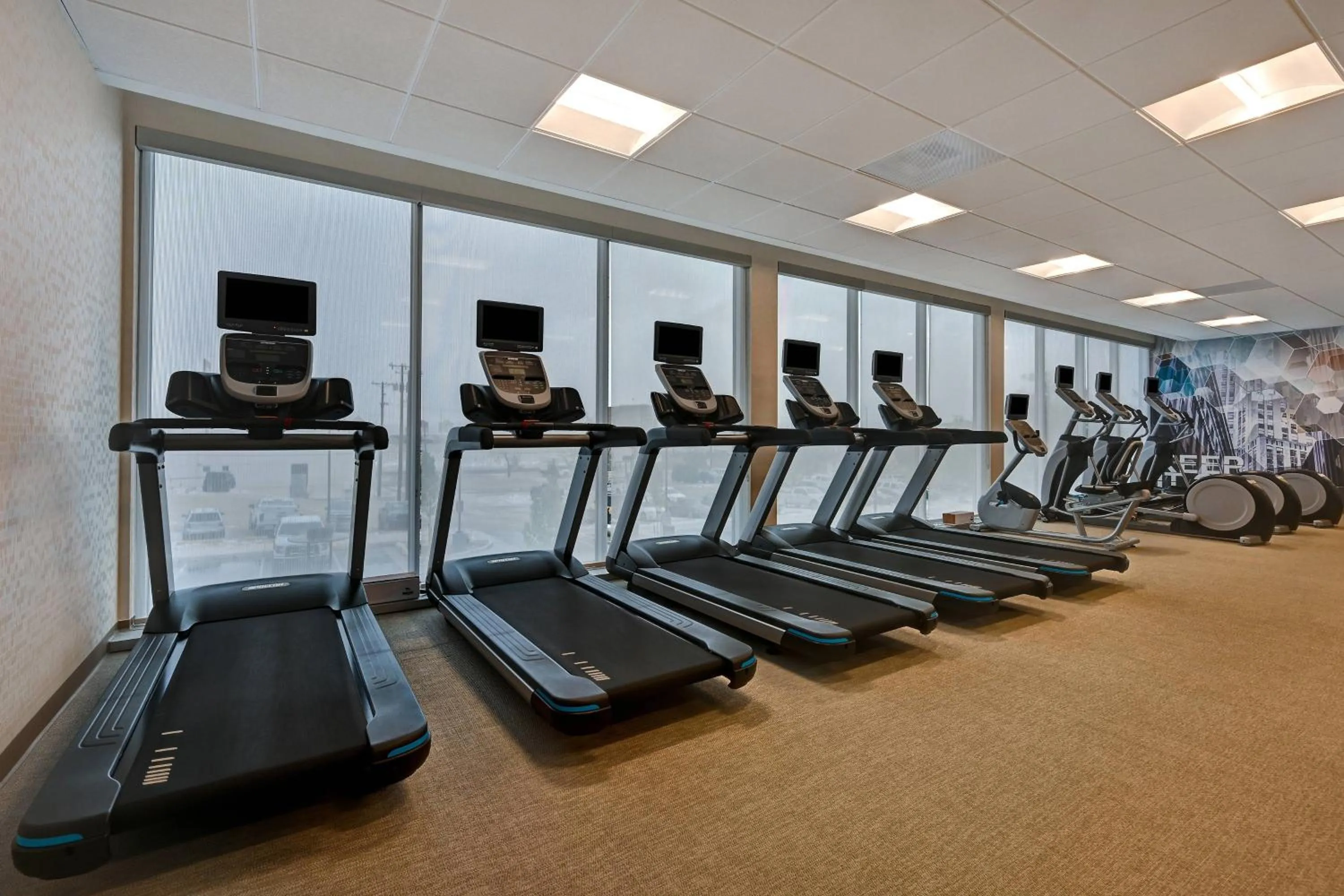 Fitness centre/facilities in SpringHill Suites by Marriott Albuquerque University Area