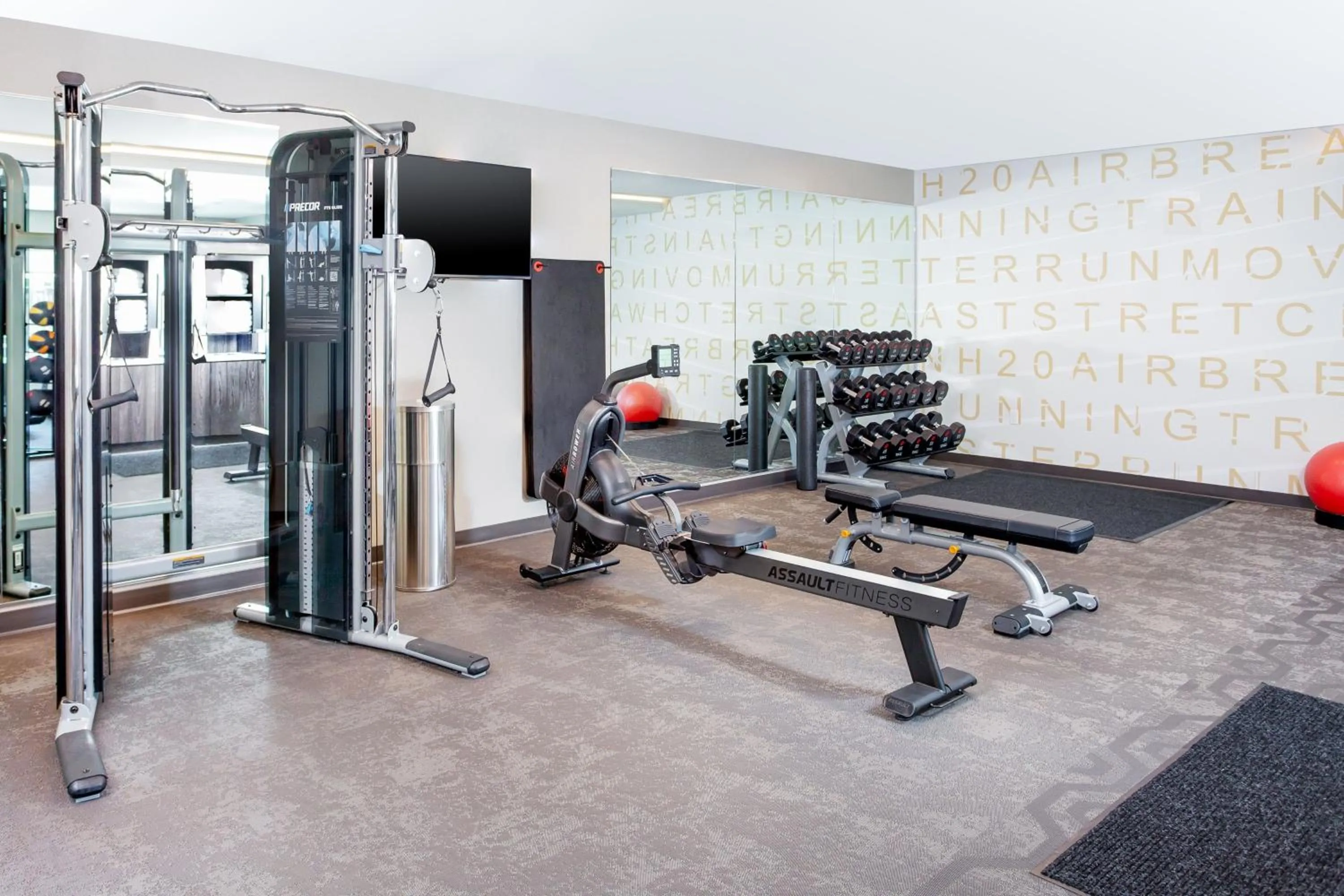 Fitness centre/facilities in Residence Inn Livermore