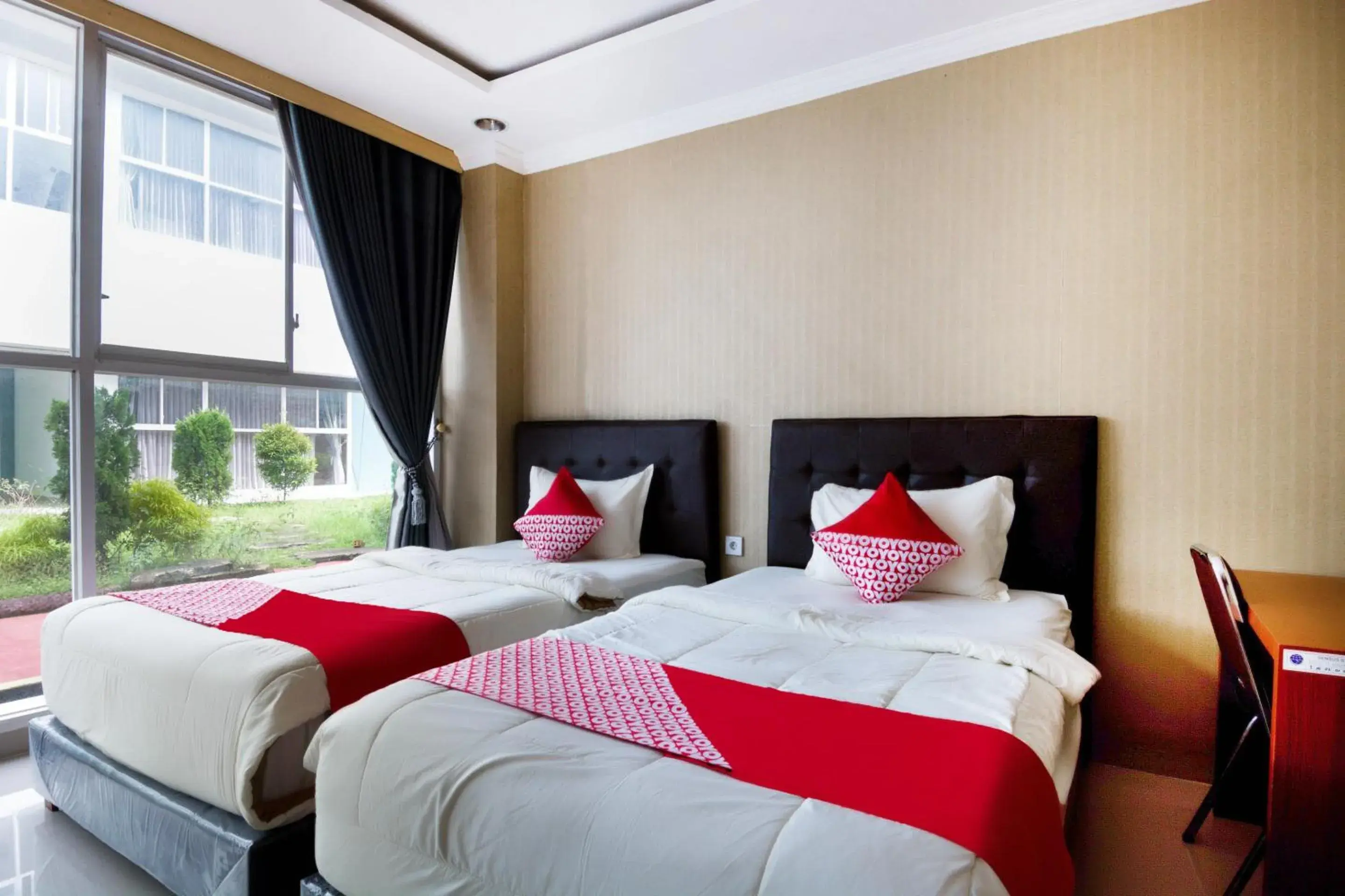 Bedroom, Bed in Collection O 3431 Hotel Alpha Bandara Bedroom, Bed in Collection O 3431 Hotel Alpha Bandara