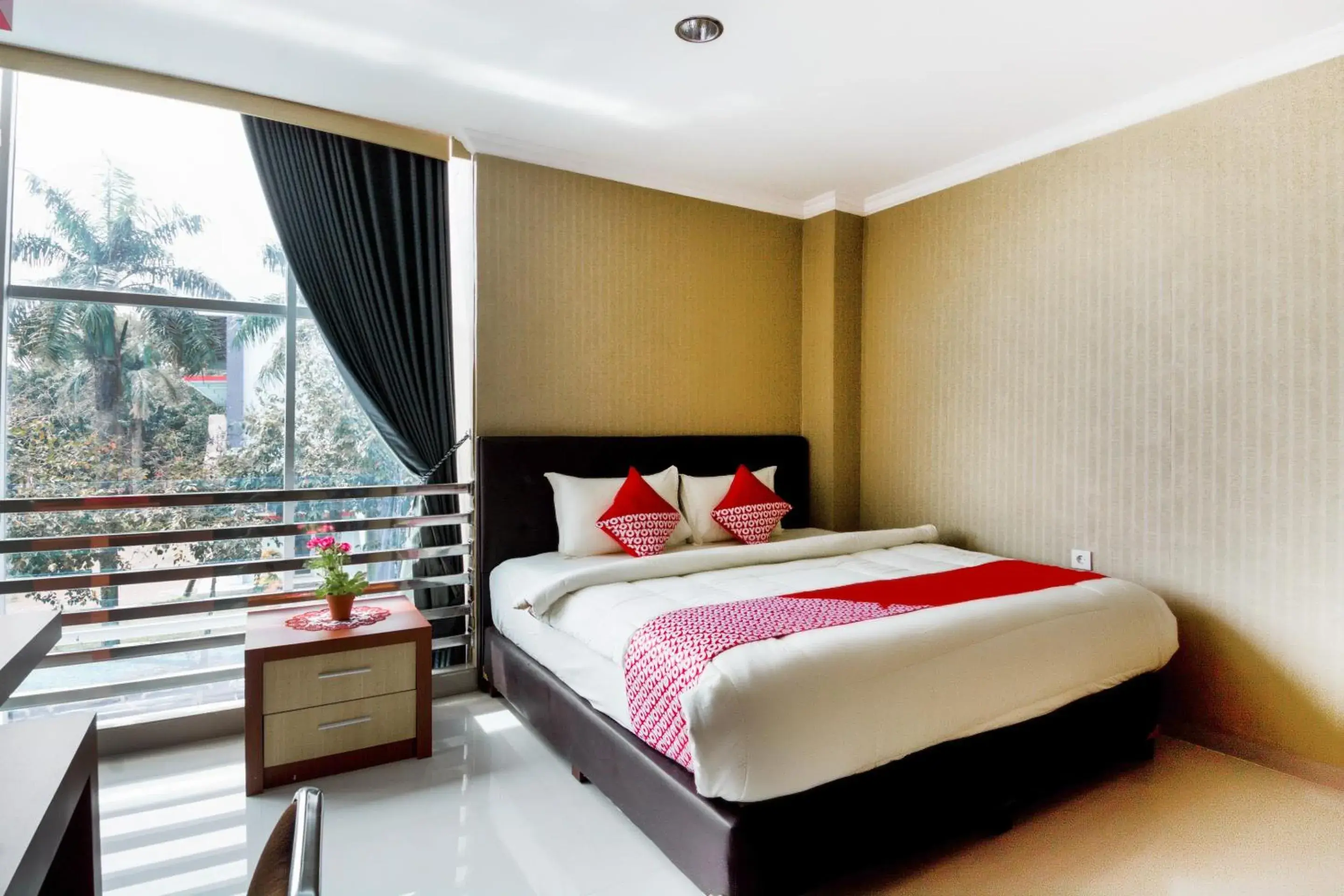 Bedroom, Bed in Collection O 3431 Hotel Alpha Bandara Bedroom, Bed in Collection O 3431 Hotel Alpha Bandara