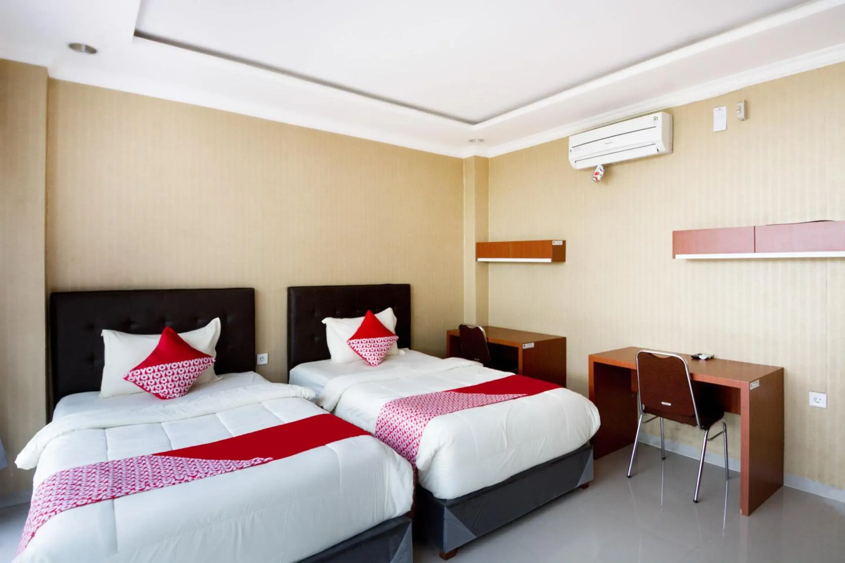 Bedroom, Bed in Collection O 3431 Hotel Alpha Bandara Bedroom, Bed in Collection O 3431 Hotel Alpha Bandara