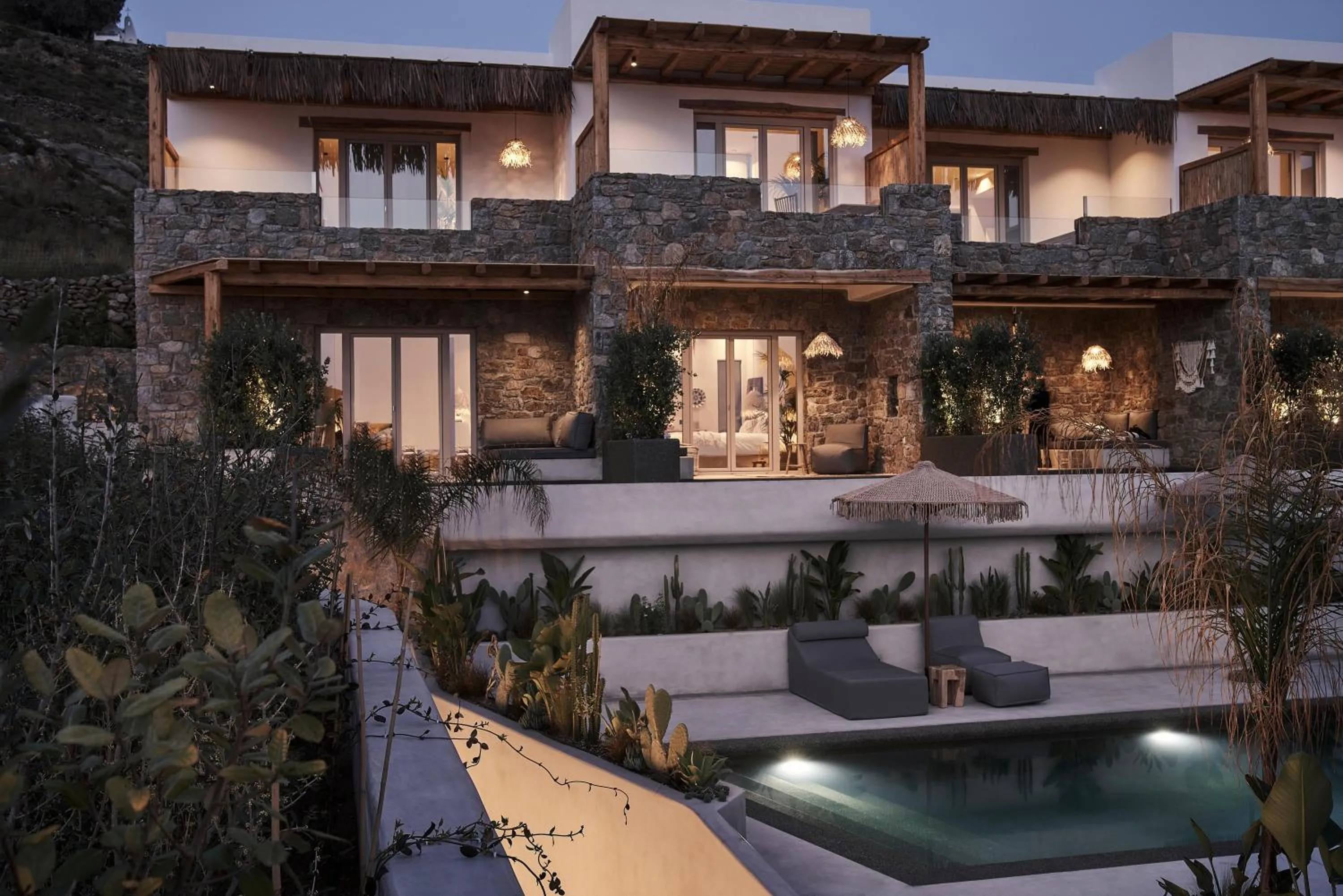 Property building in Amyth of Mykonos Agios Stefanos