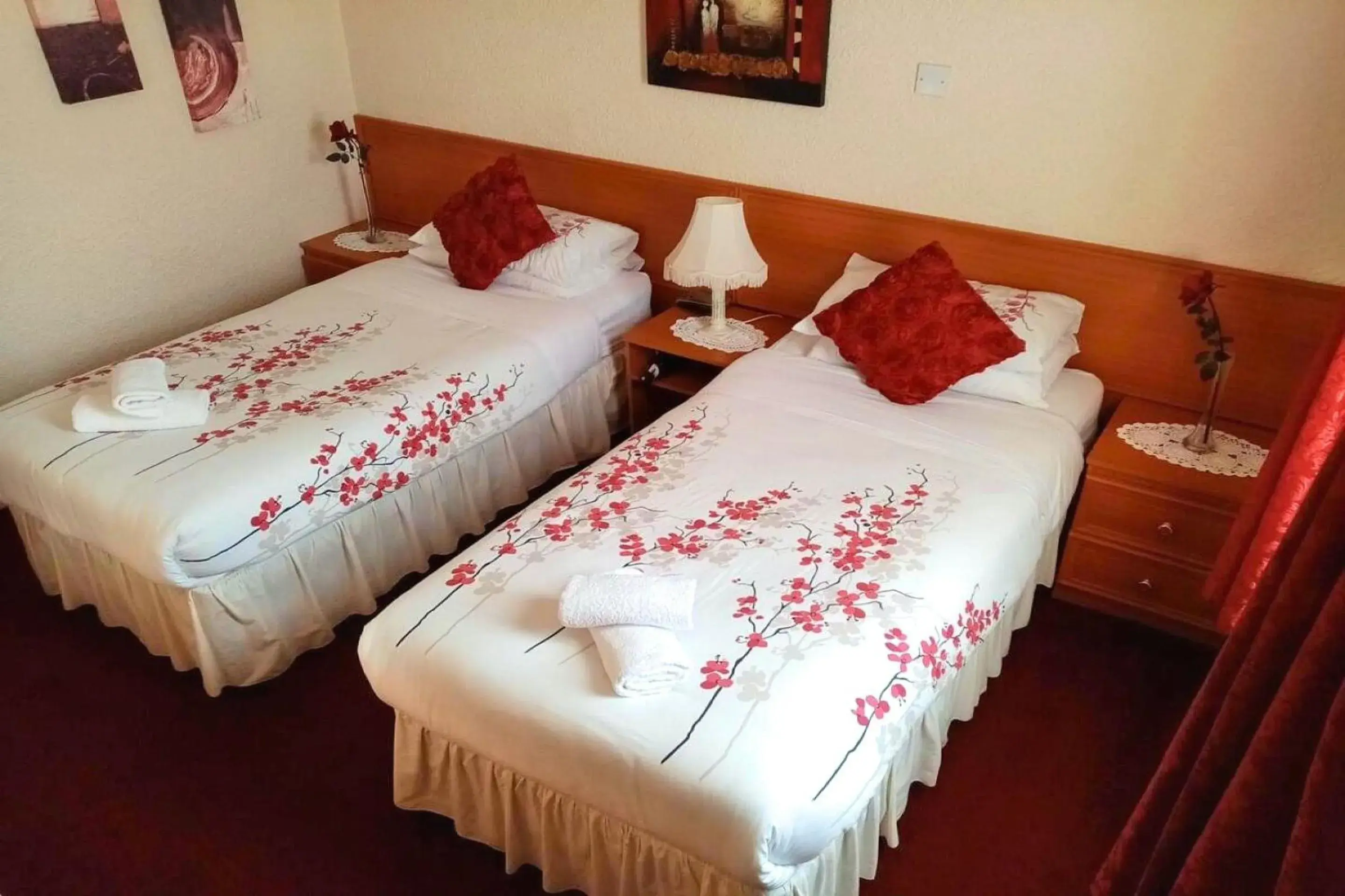 Bed in Fjaerland Hotel Bed in Fjaerland Hotel