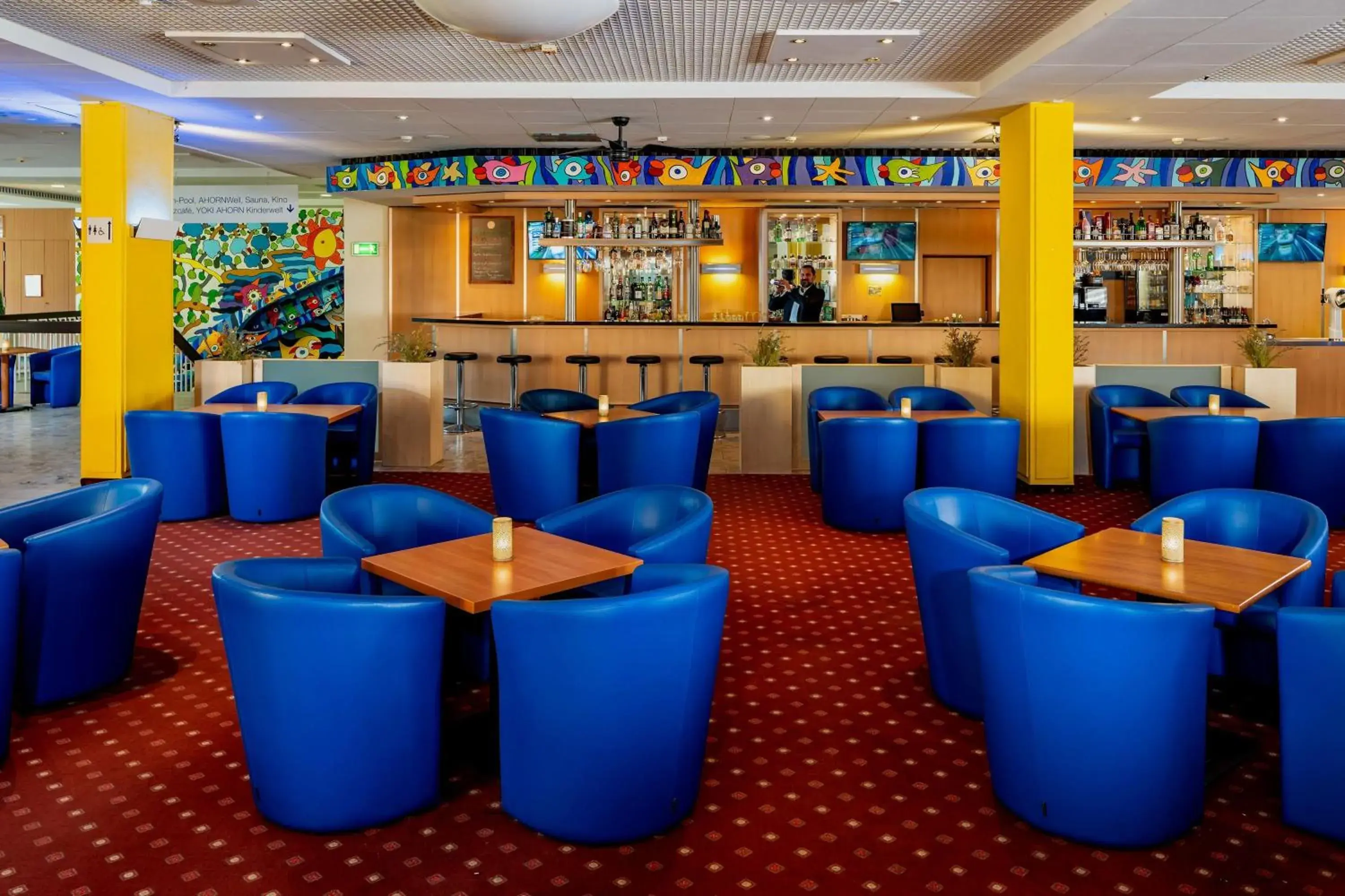 Lounge or bar in AHORN Seehotel Templin Lounge or bar in AHORN Seehotel Templin