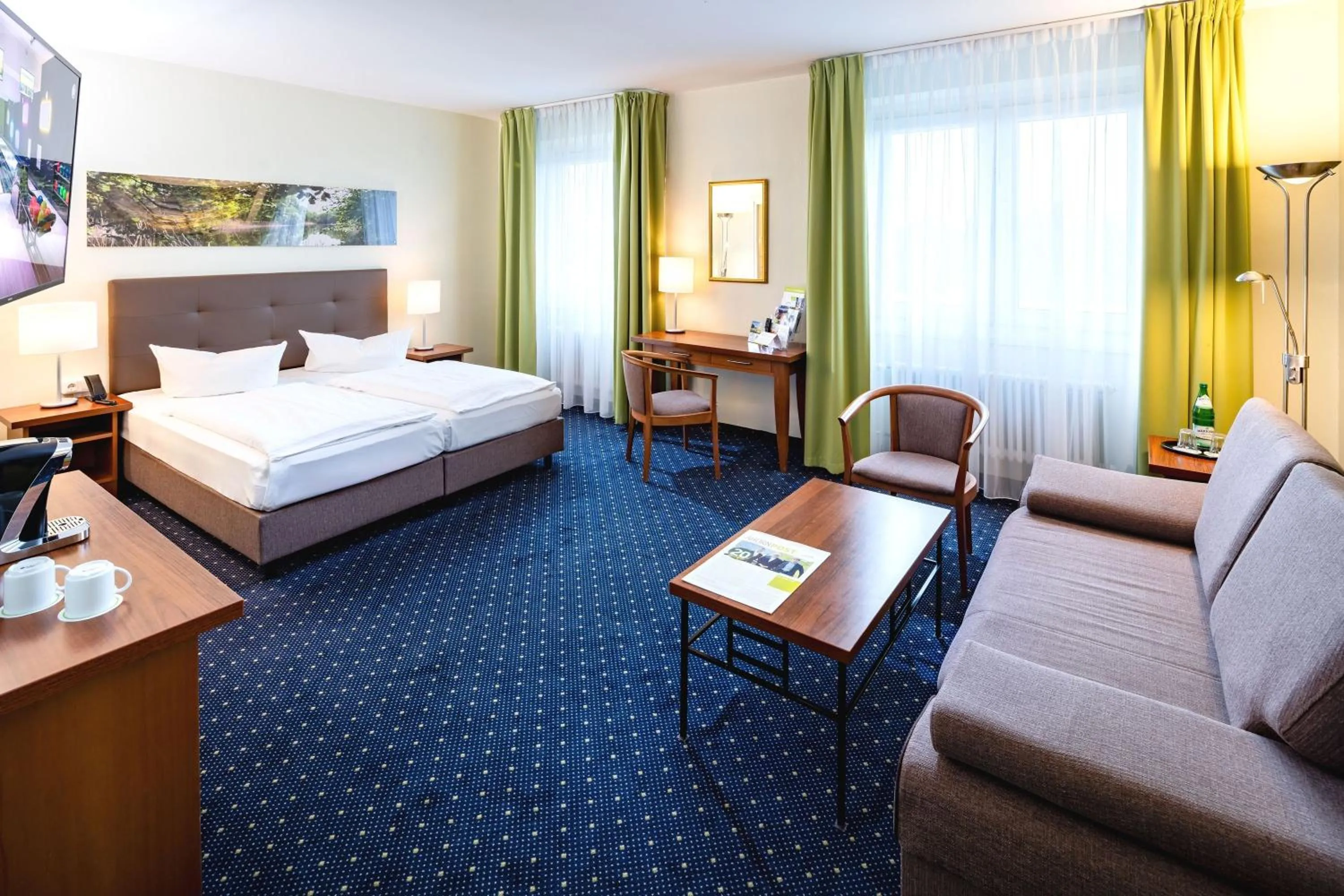 Bed in AHORN Seehotel Templin