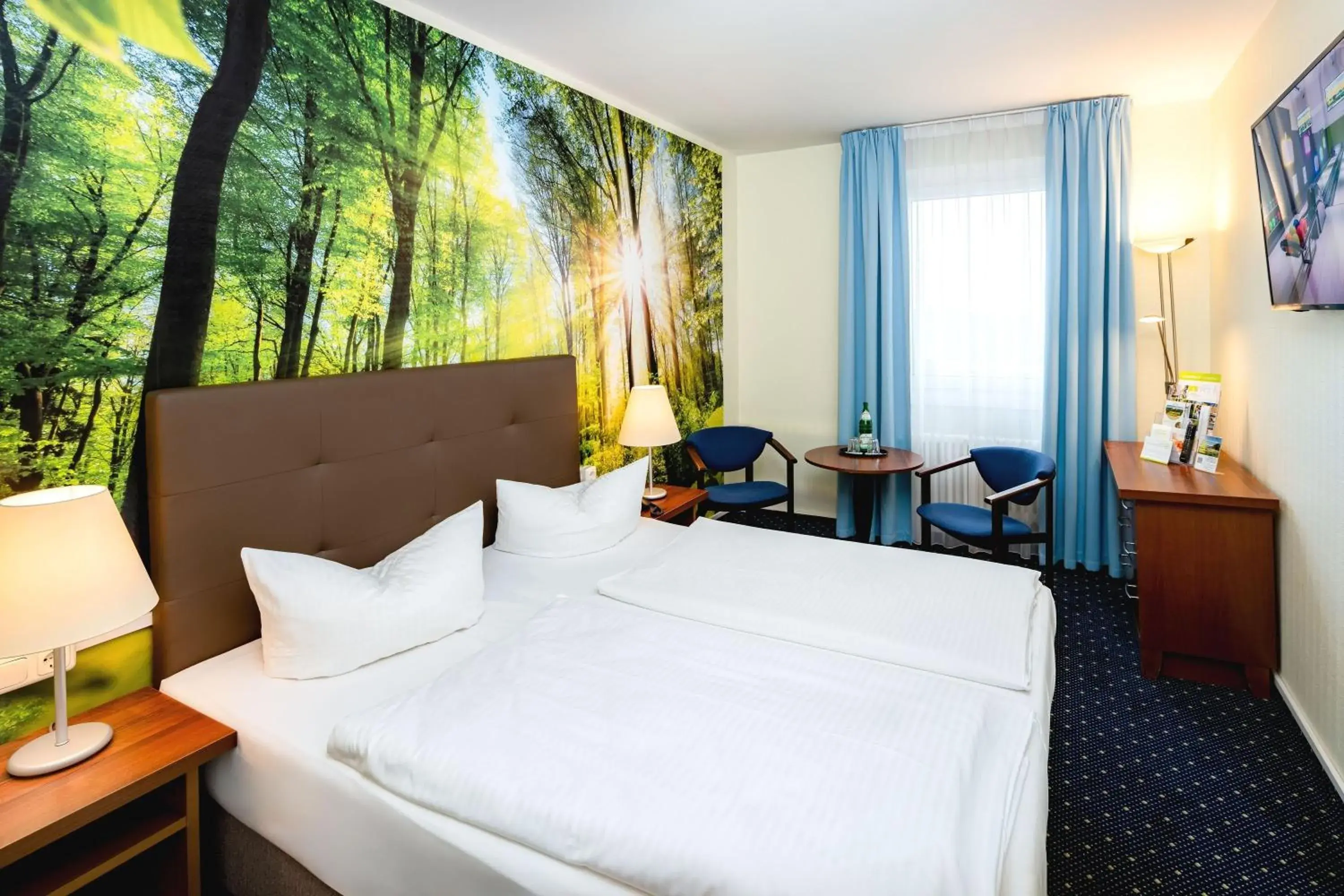 Bed in AHORN Seehotel Templin Bed in AHORN Seehotel Templin