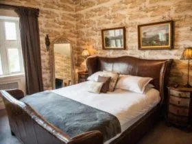 Bed in Mitton Hall Hotel