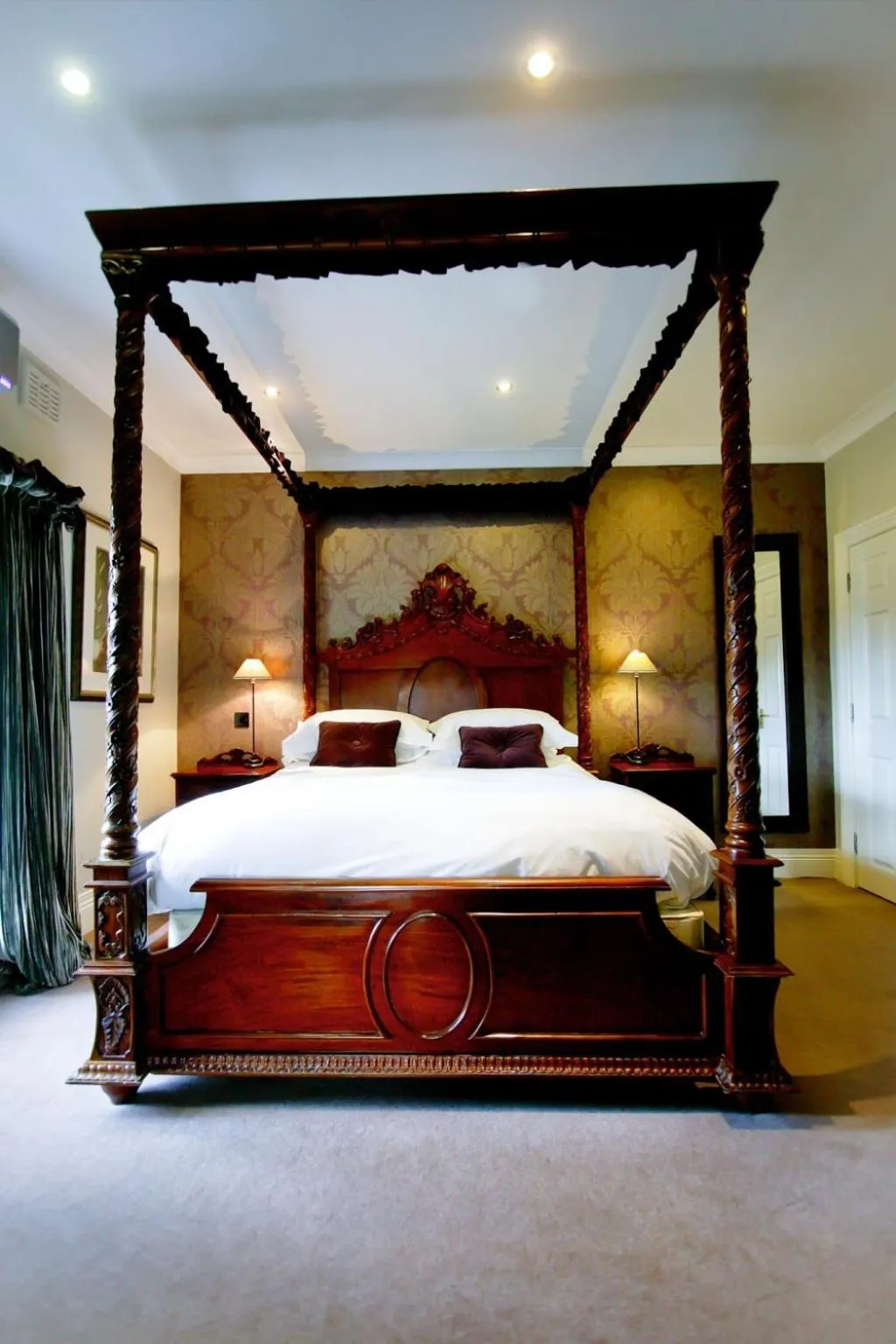 Bedroom, Bed in Mitton Hall Hotel