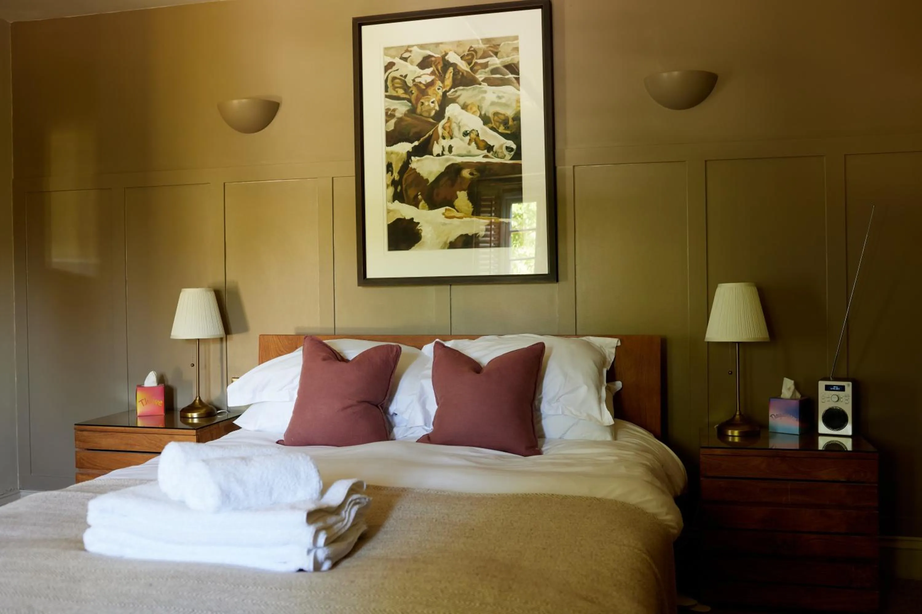 Bed in The Wheatsheaf Combe Hay