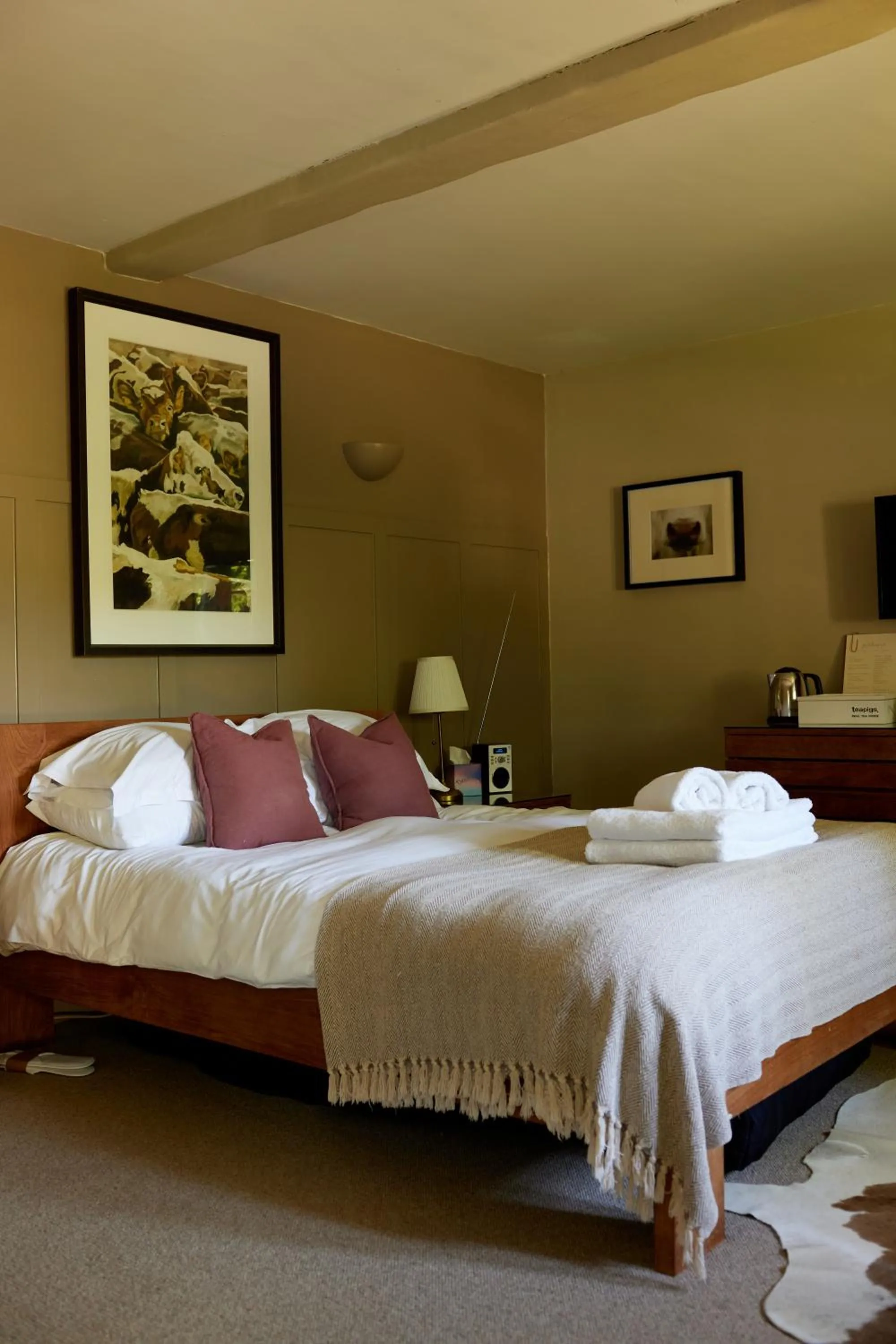 Bed in The Wheatsheaf Combe Hay