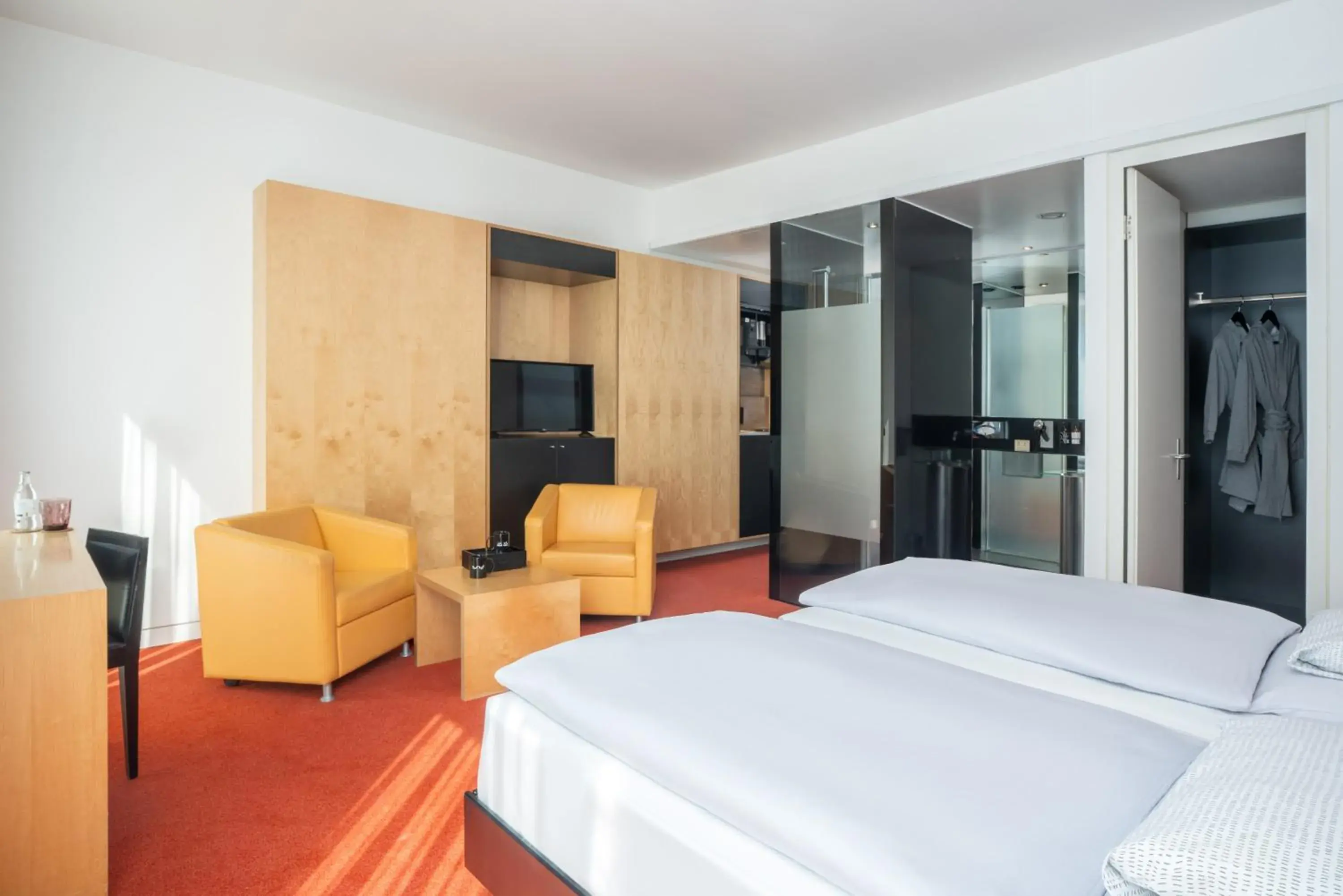 Bed in INNSiDE by Meliá Düsseldorf Seestern Bed in INNSiDE by Meliá Düsseldorf Seestern