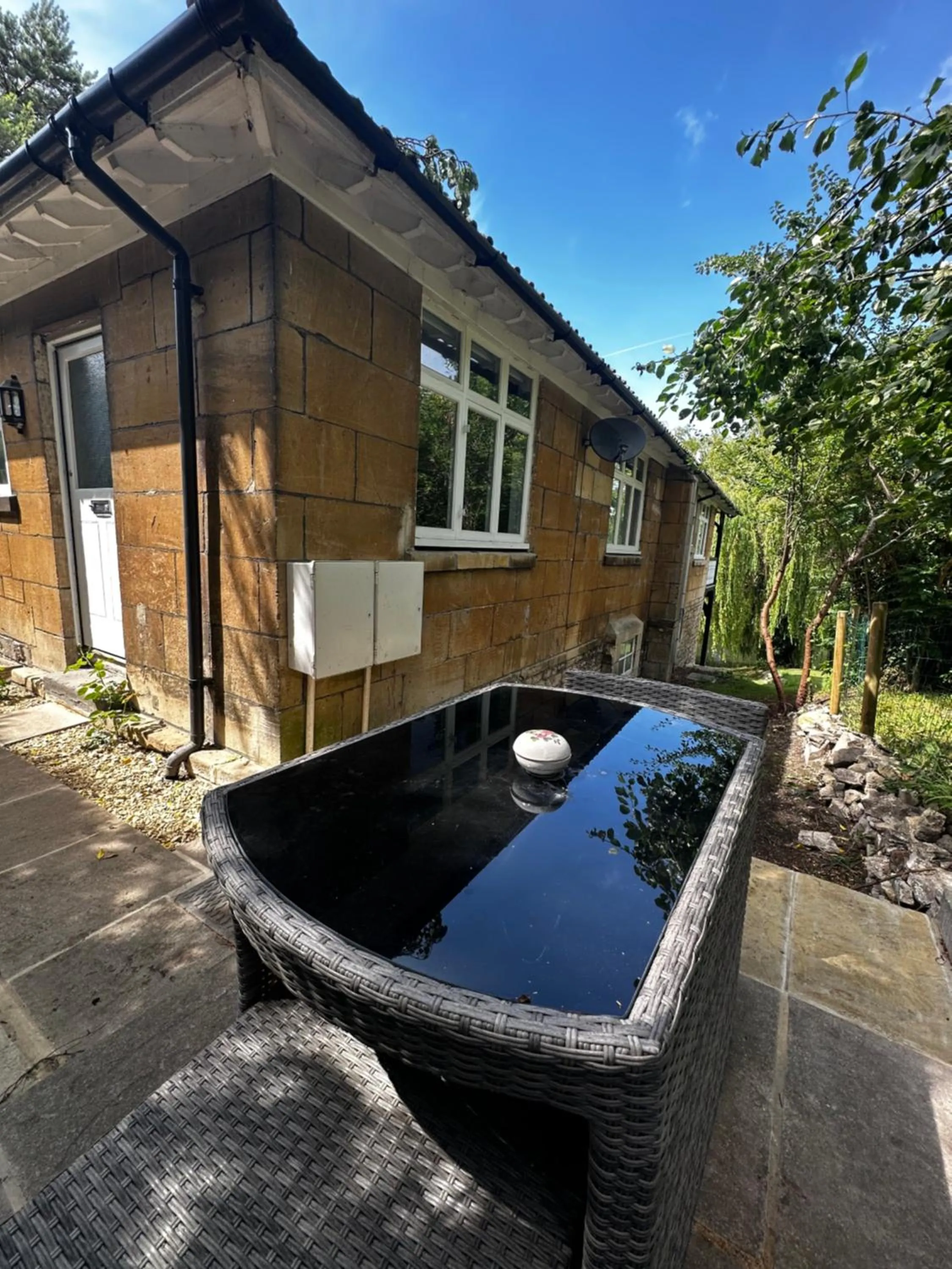Patio in Bath Boating Station