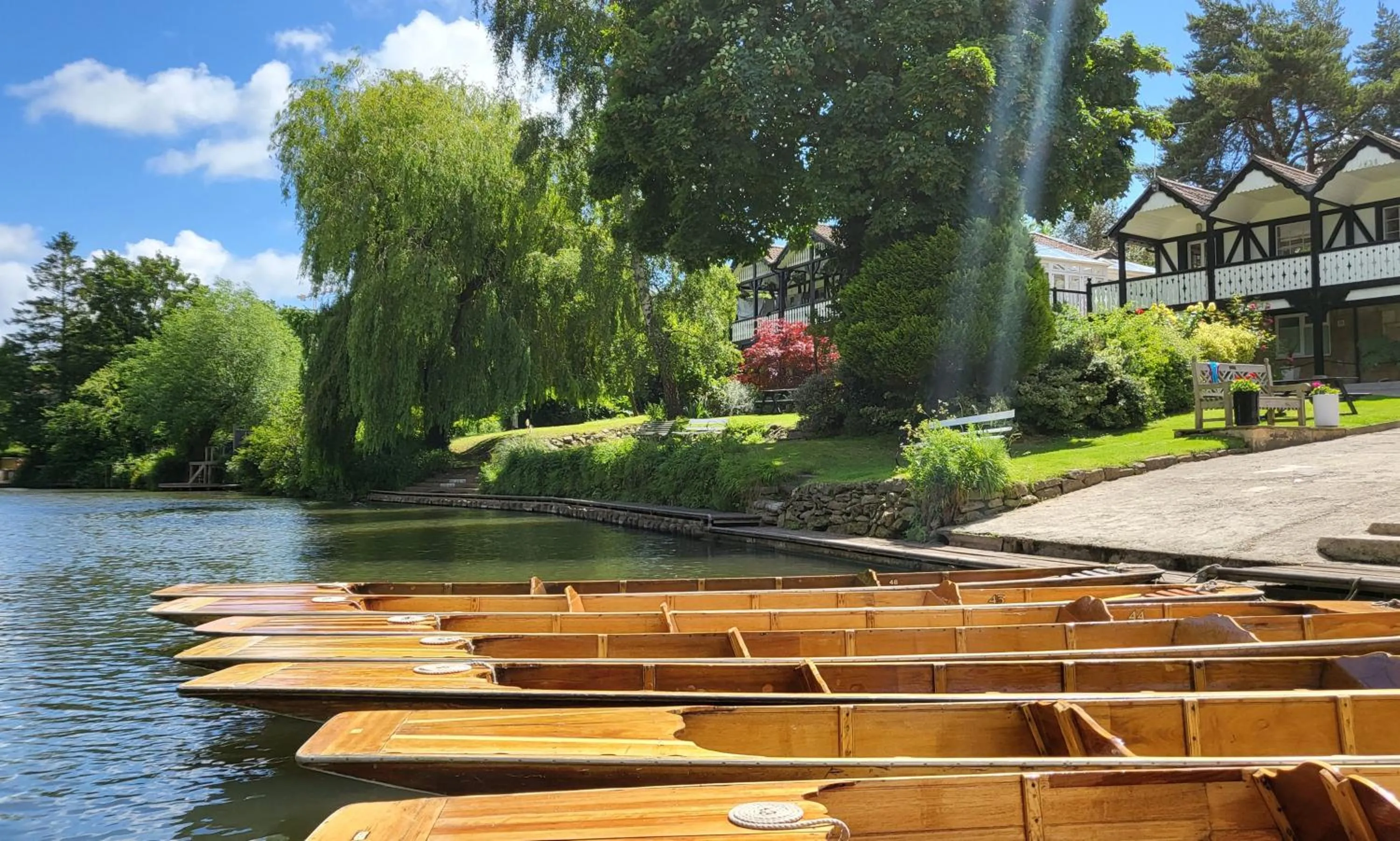 River view in Bath Boating Station