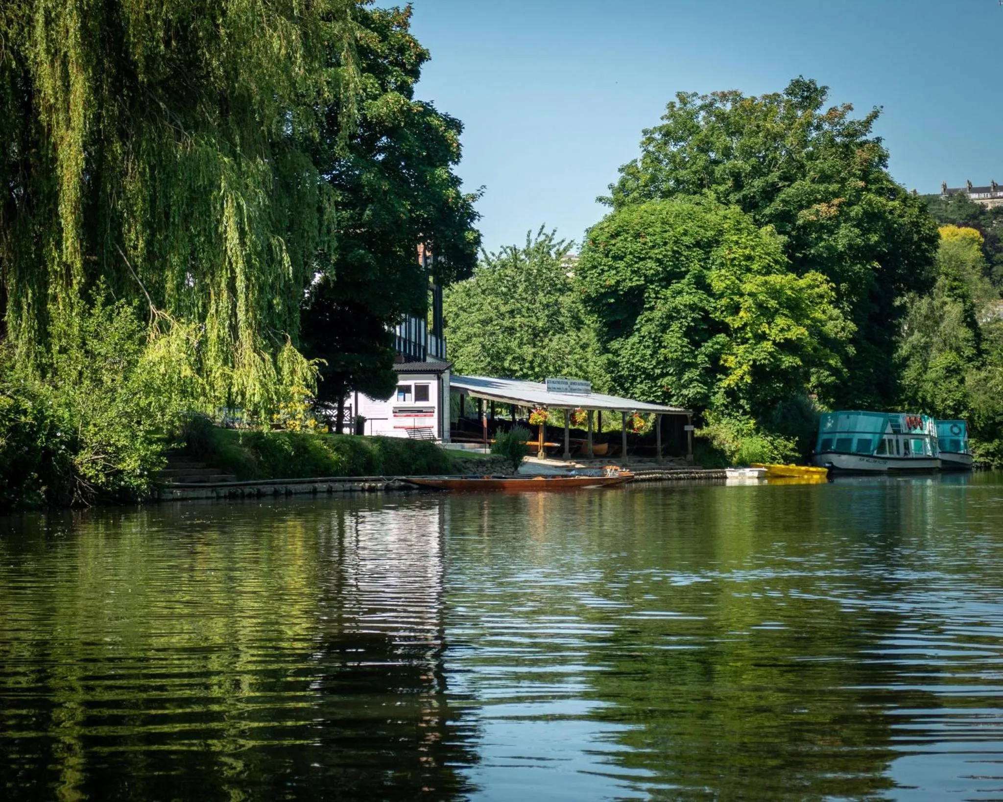 River view in Bath Boating Station