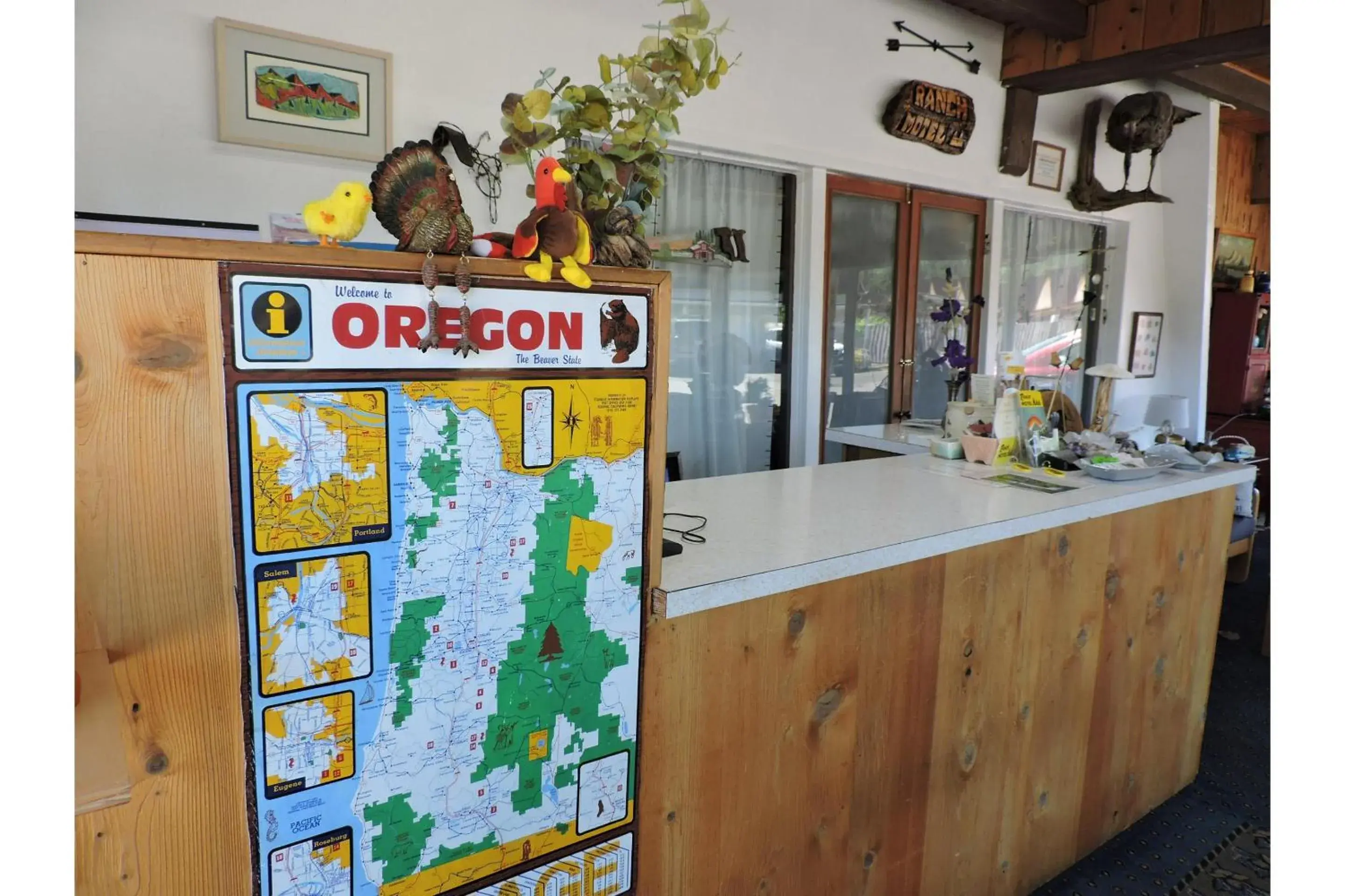 Lobby or reception in The Ranch Motel Lobby or reception in The Ranch Motel