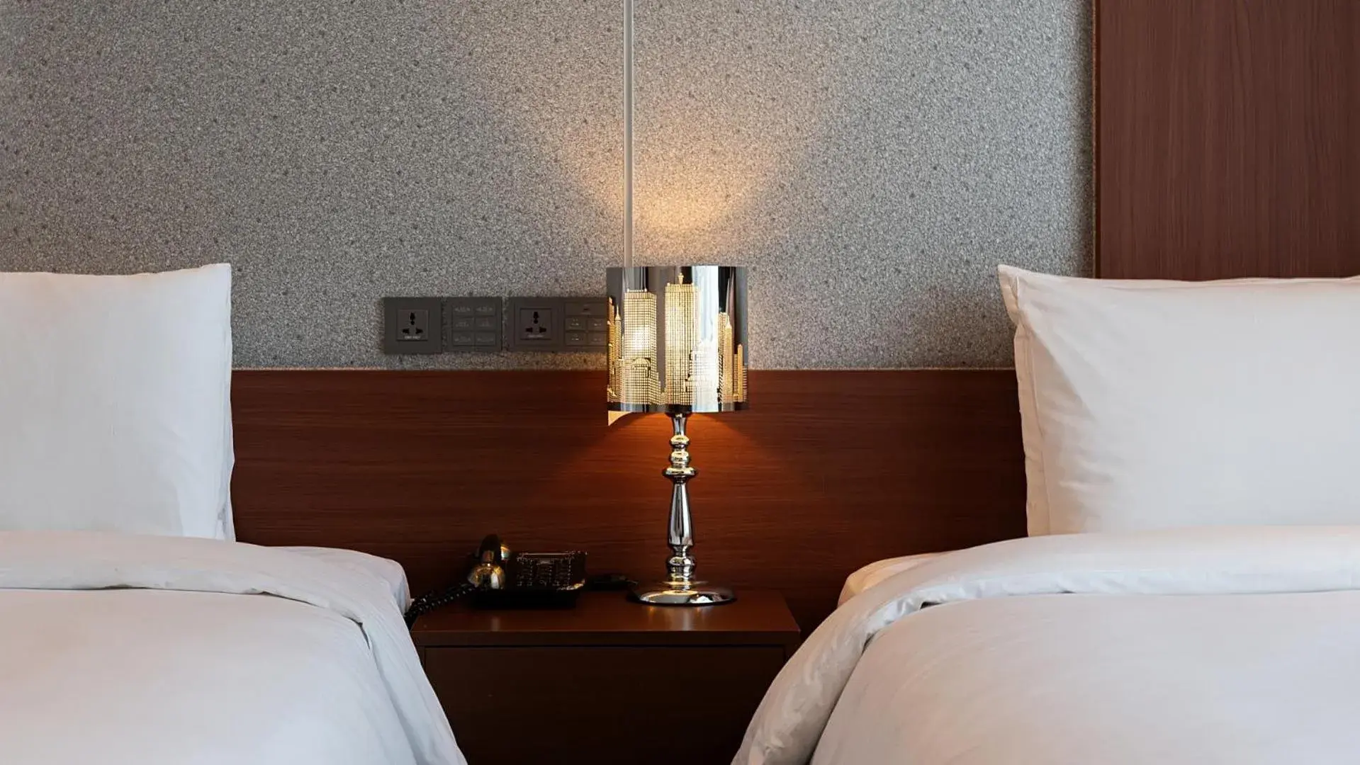 Bed in Hotel JCS Yeosu Bed in Hotel JCS Yeosu