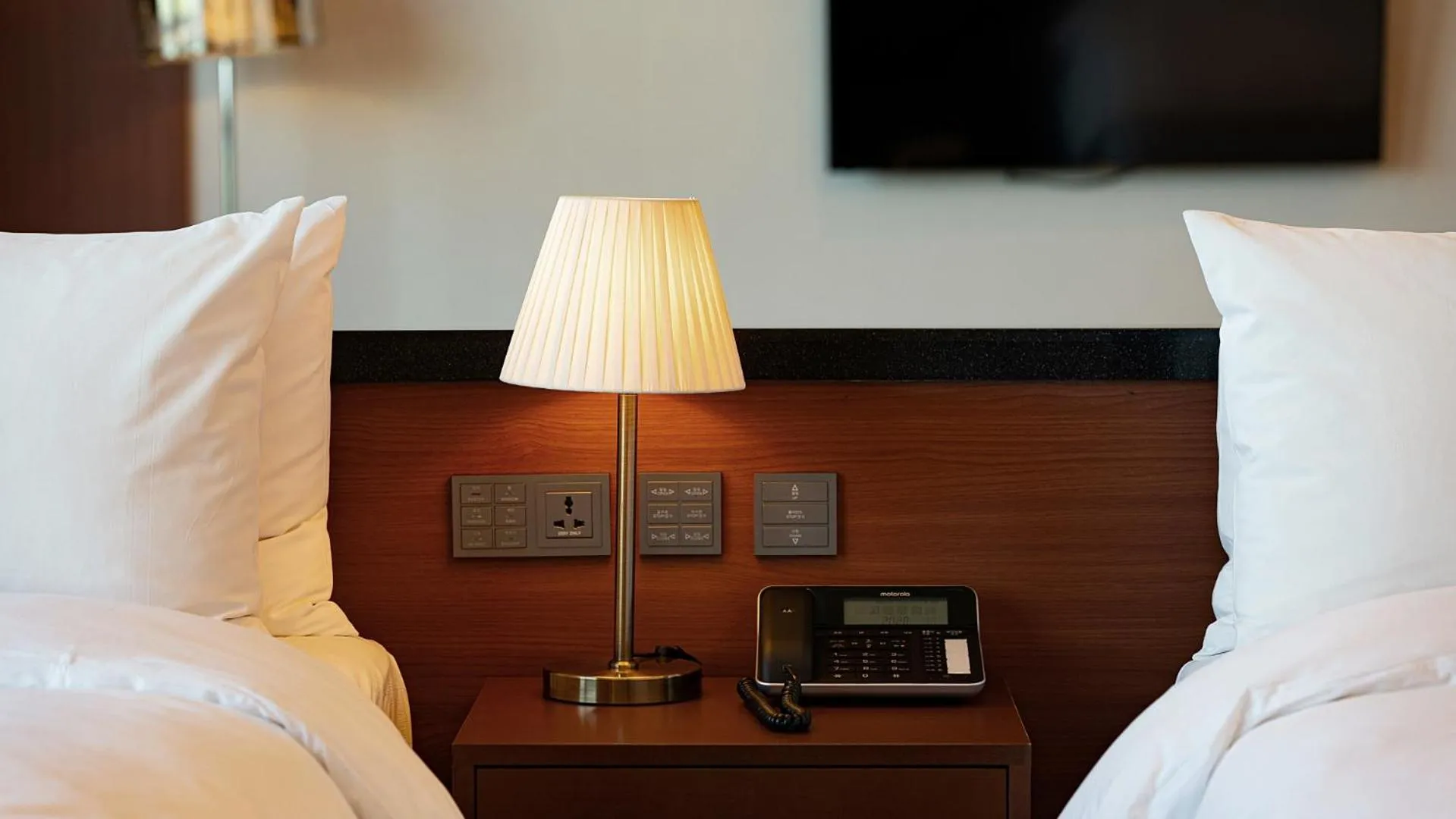 Bed in Hotel JCS Yeosu