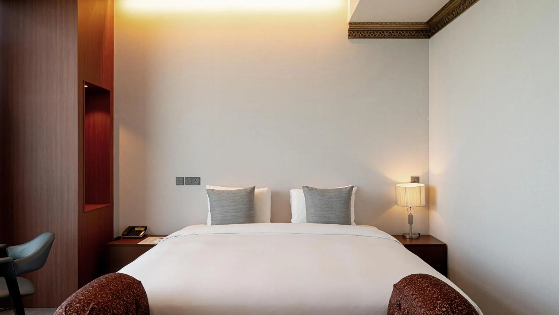 Bed in Hotel JCS Yeosu