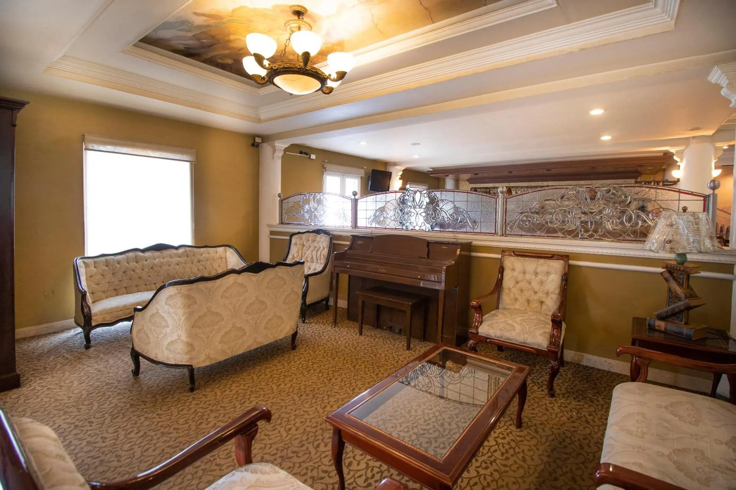 Lobby or reception in Hotel Las Iglesias, Cholula Lobby or reception in Hotel Las Iglesias, Cholula