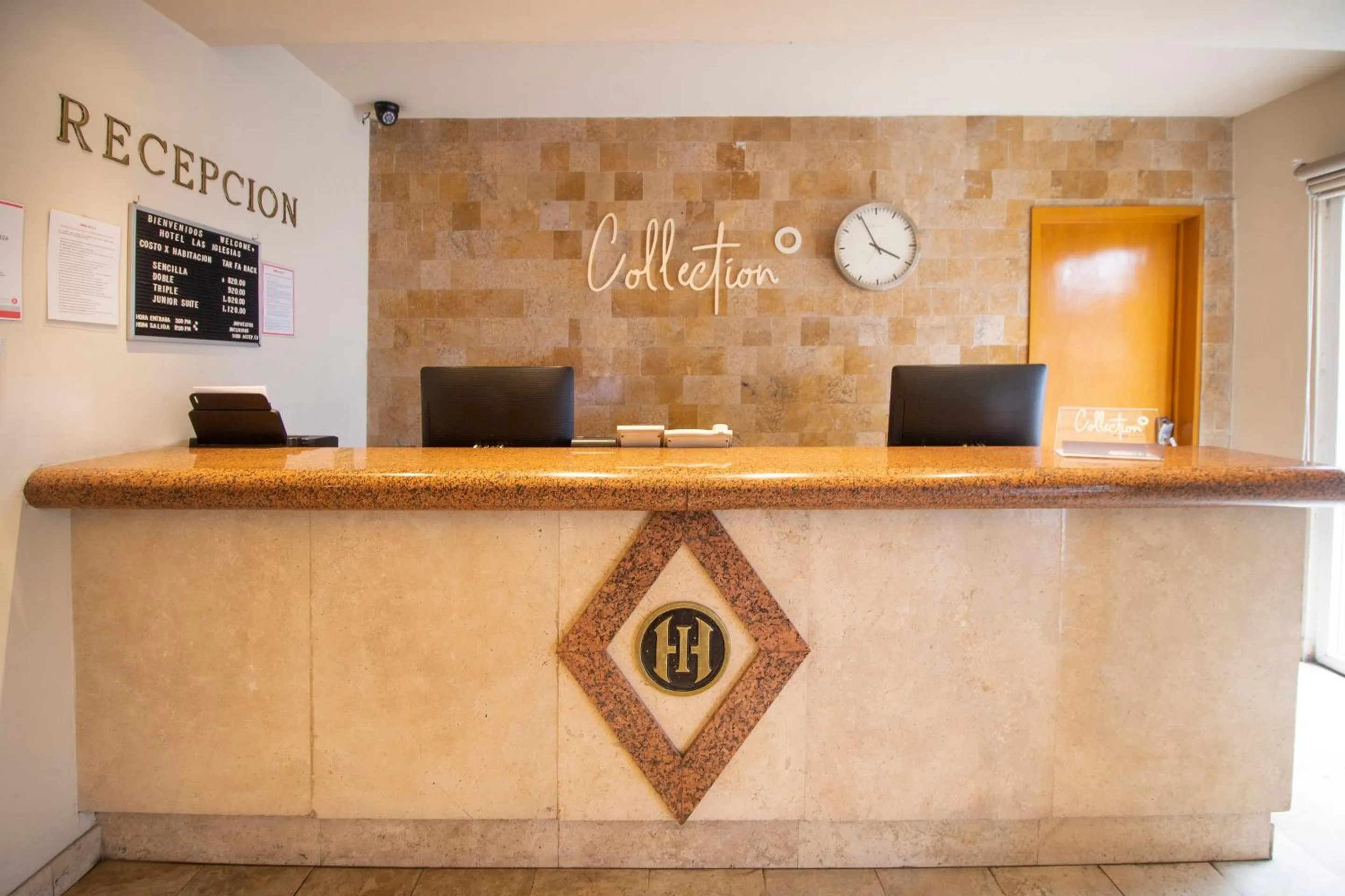 Lobby or reception in Hotel Las Iglesias, Cholula