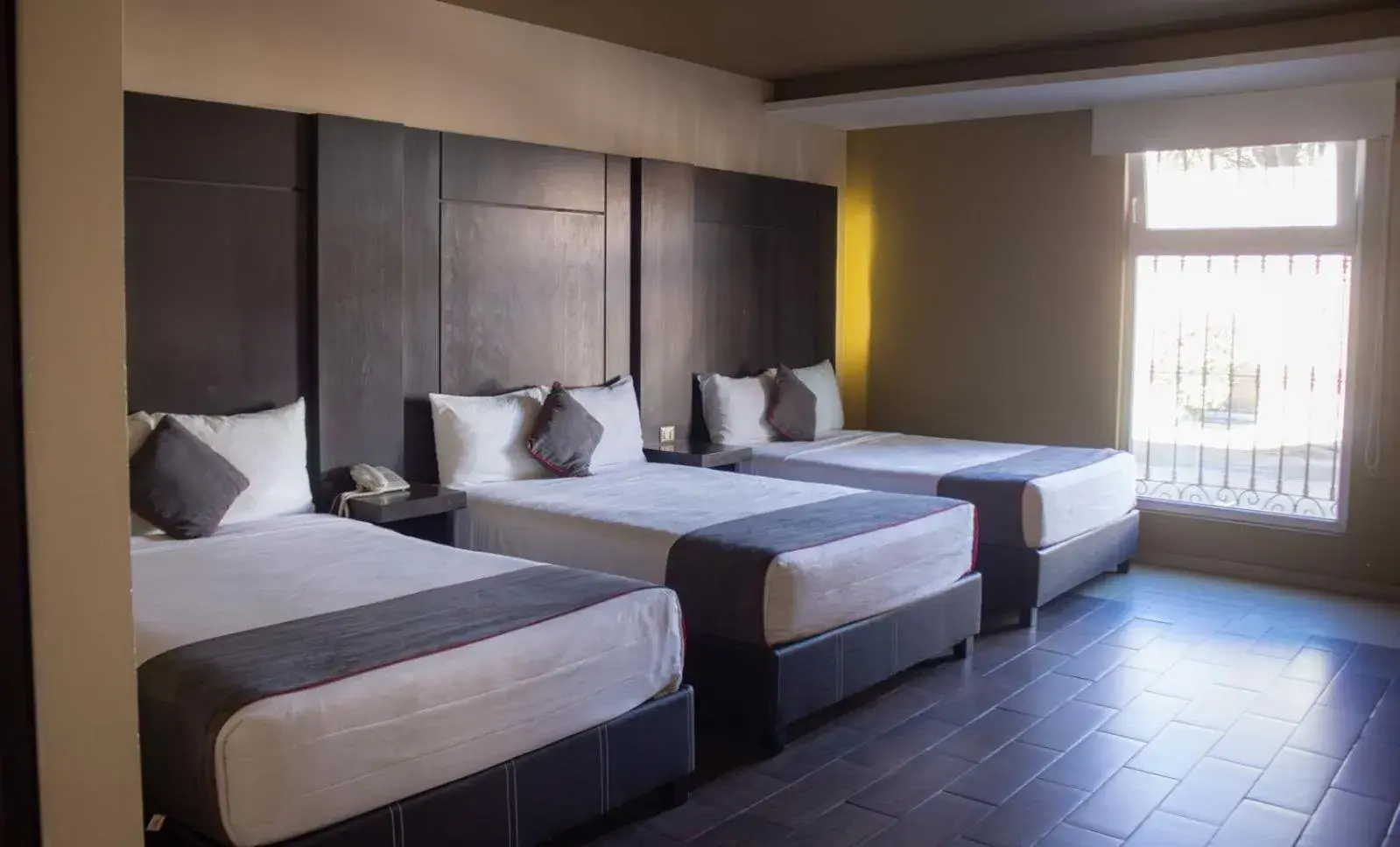 Bed in Hotel Las Iglesias, Cholula Bed in Hotel Las Iglesias, Cholula