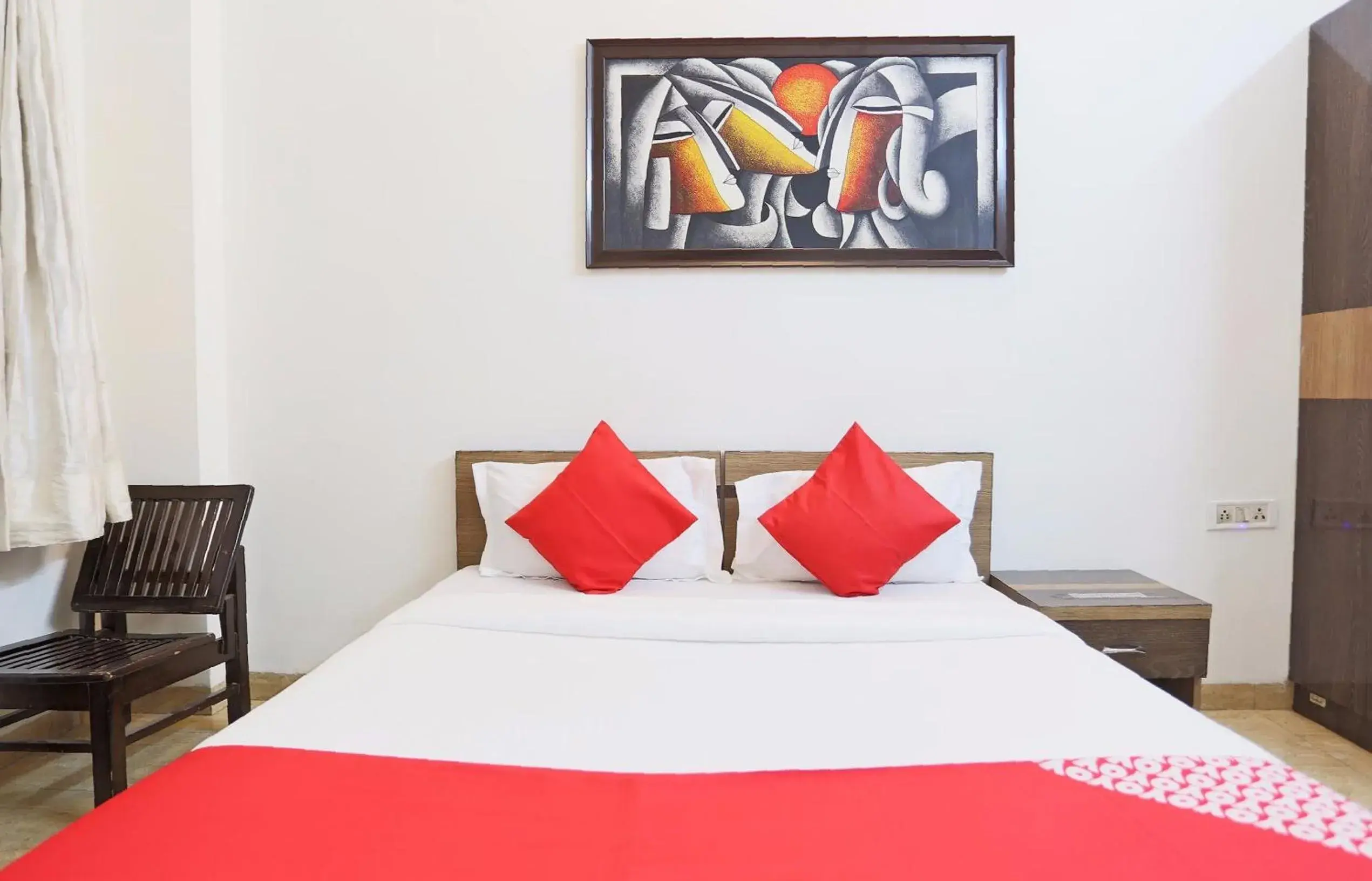 Bedroom, Bed in Hotel O New Raj Kamal Bedroom, Bed in Hotel O New Raj Kamal