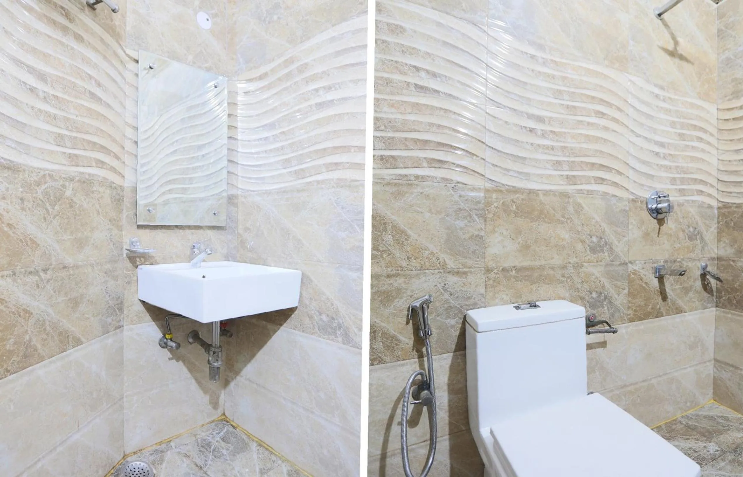 Bathroom in Hotel O New Raj Kamal