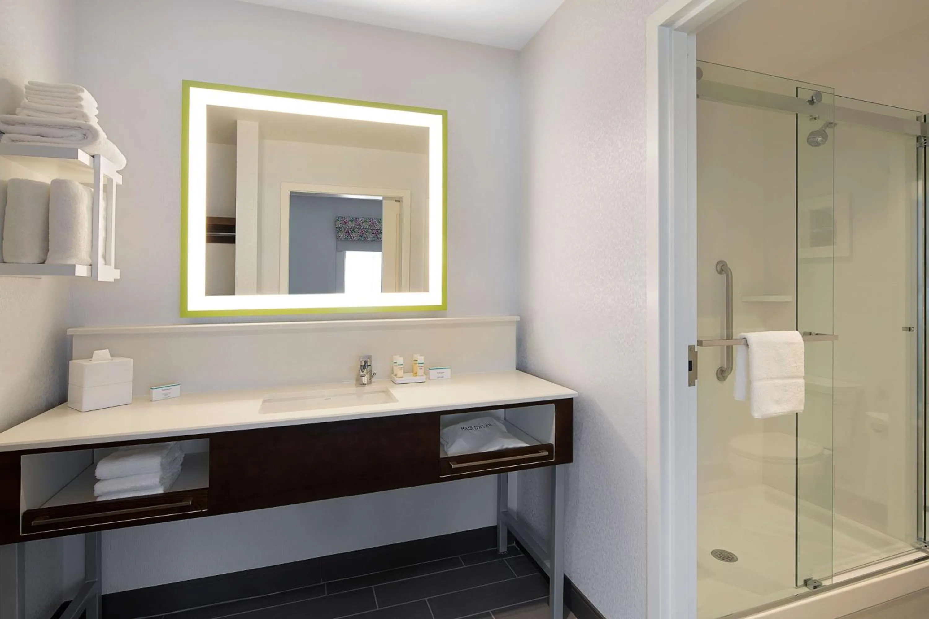 Bathroom in Hampton Inn & Suites Raleigh Midtown, NC