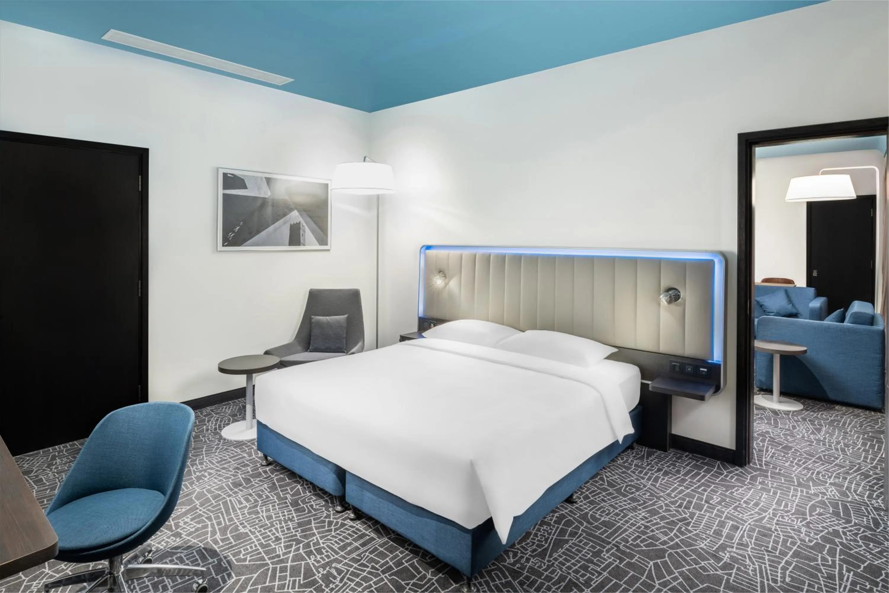 Bedroom, Bed in Park Inn by Radisson, Riyadh