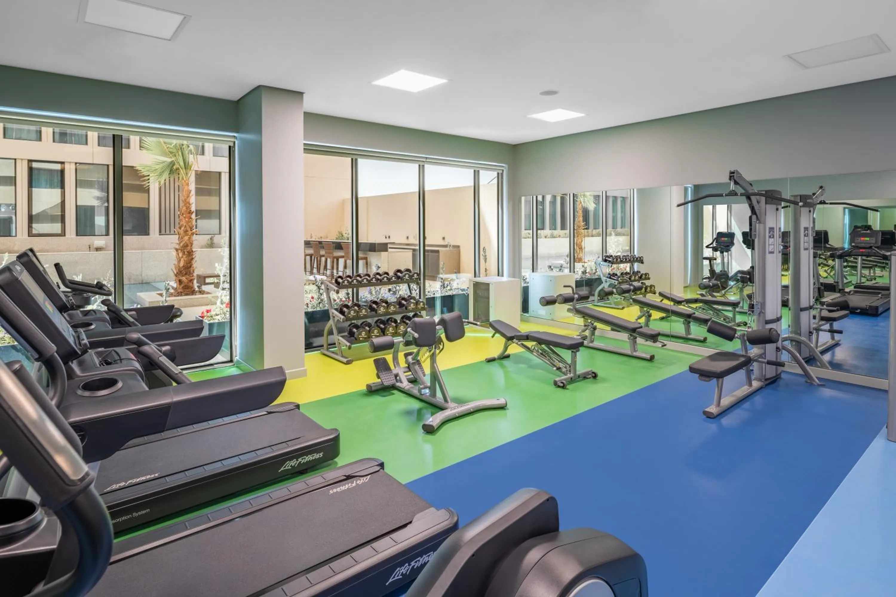 Fitness centre/facilities in Park Inn by Radisson, Riyadh